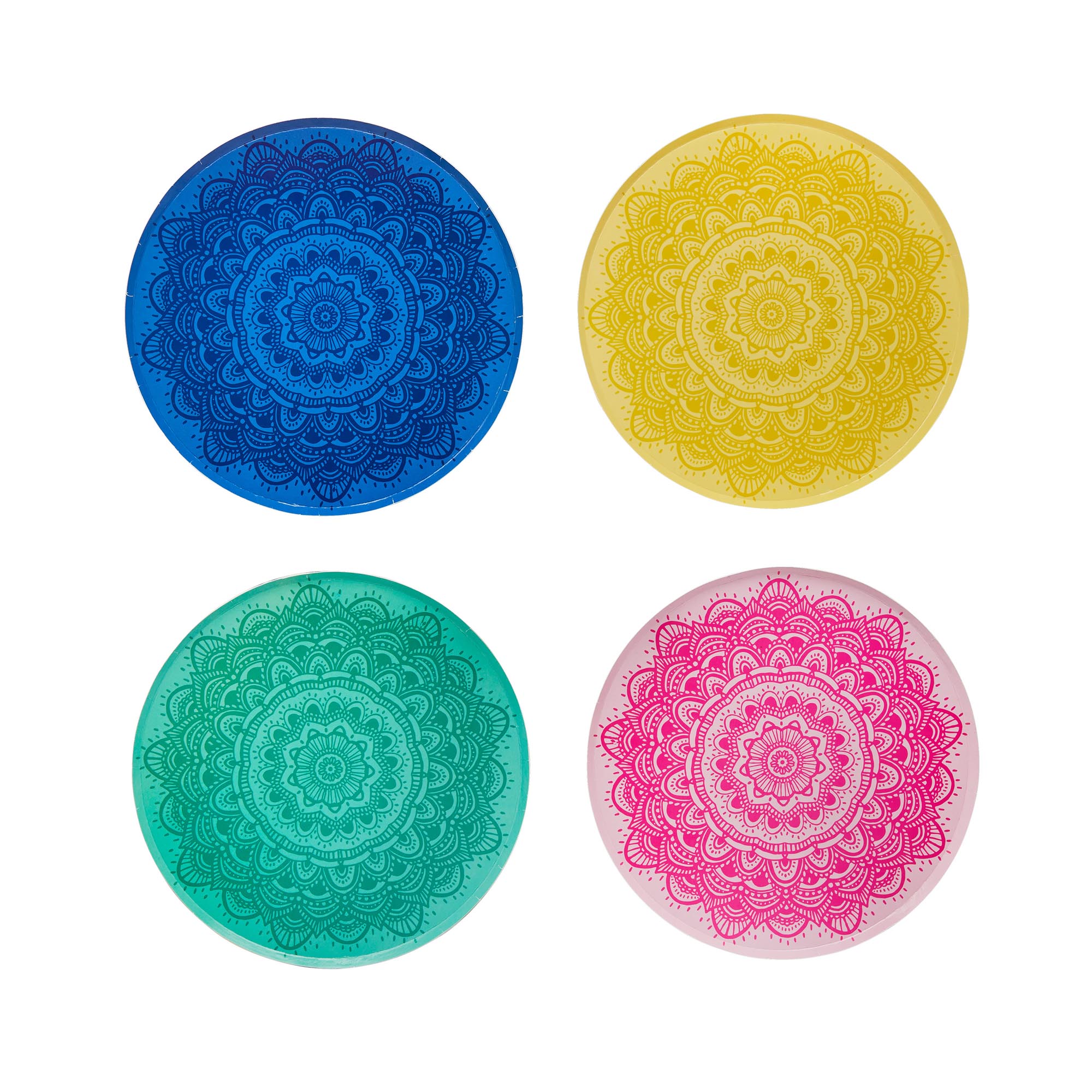 Mandala Paper Plates - Pack of 8