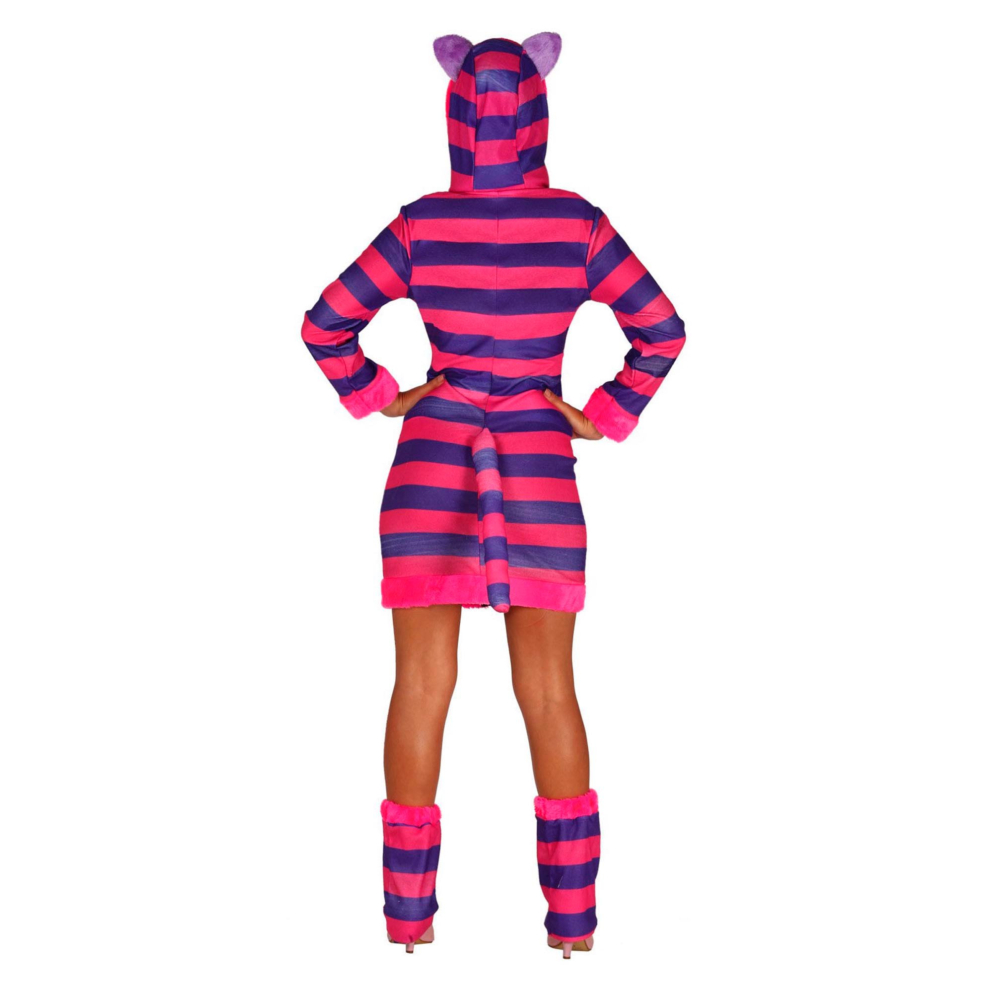 Striped Cat Adult Fancy Dress Costume 