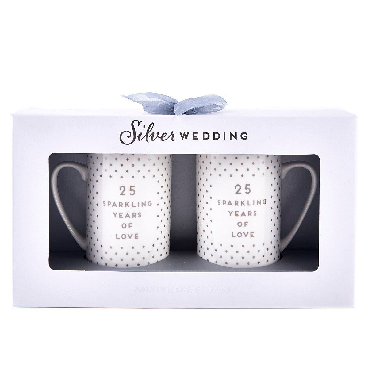 Silver Wedding Anniversary Mugs