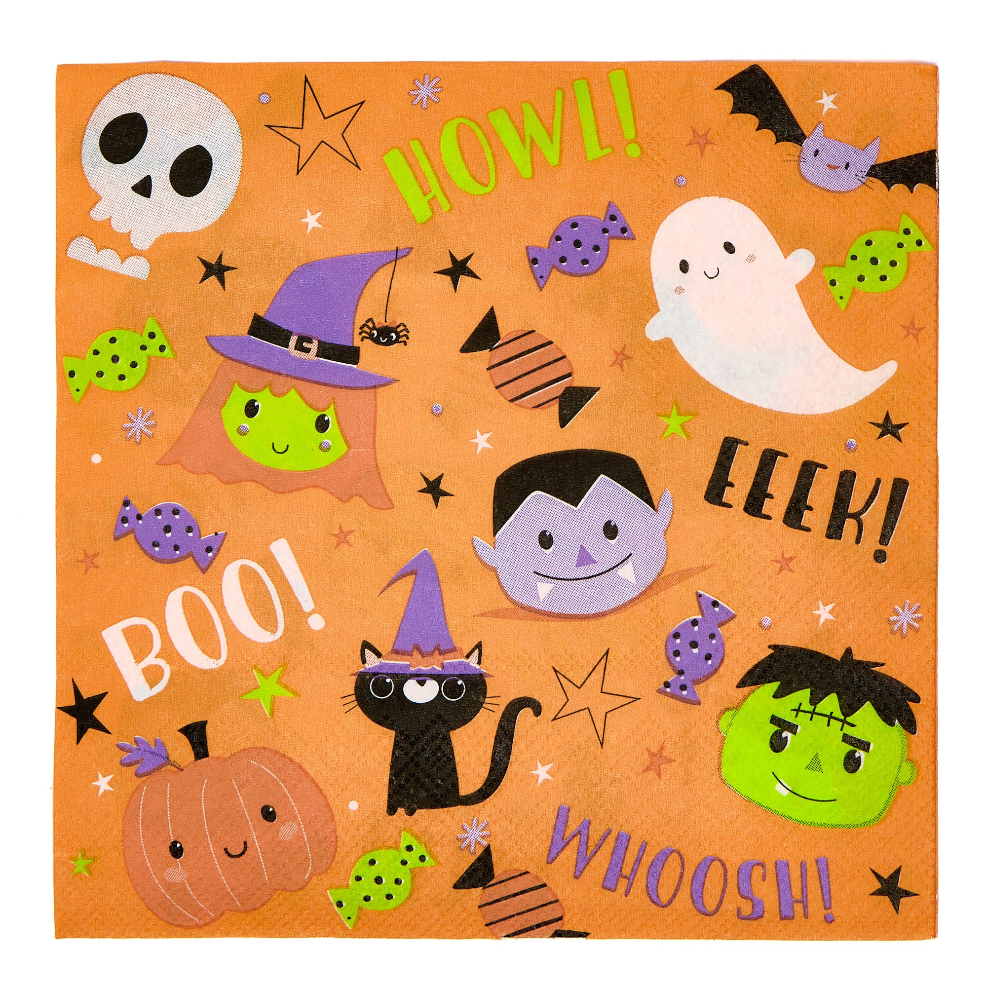 Happy Halloween Paper Napkins - Pack of 20