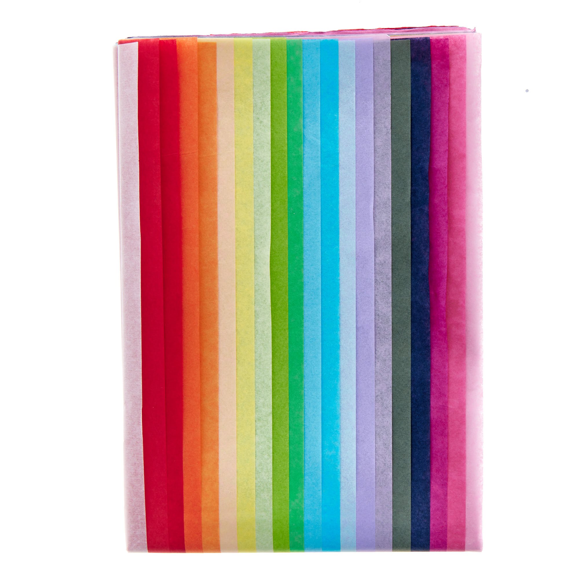 Multicoloured Tissue Paper - 20 Sheets 