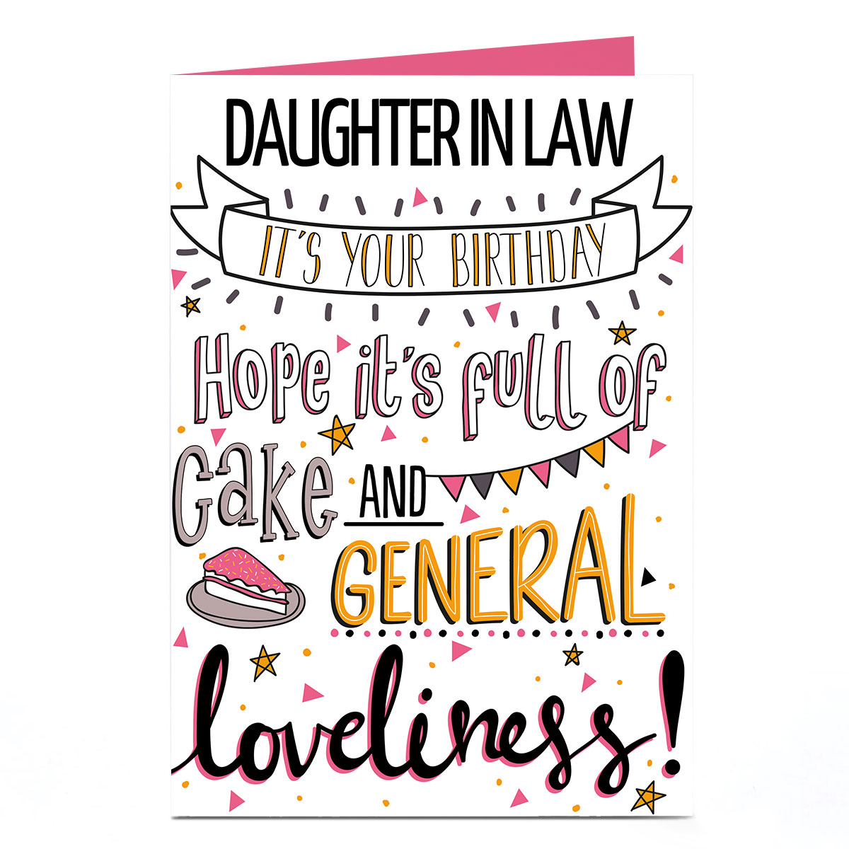 Personalised Birthday Card - Daughter In Law, General Loveliness