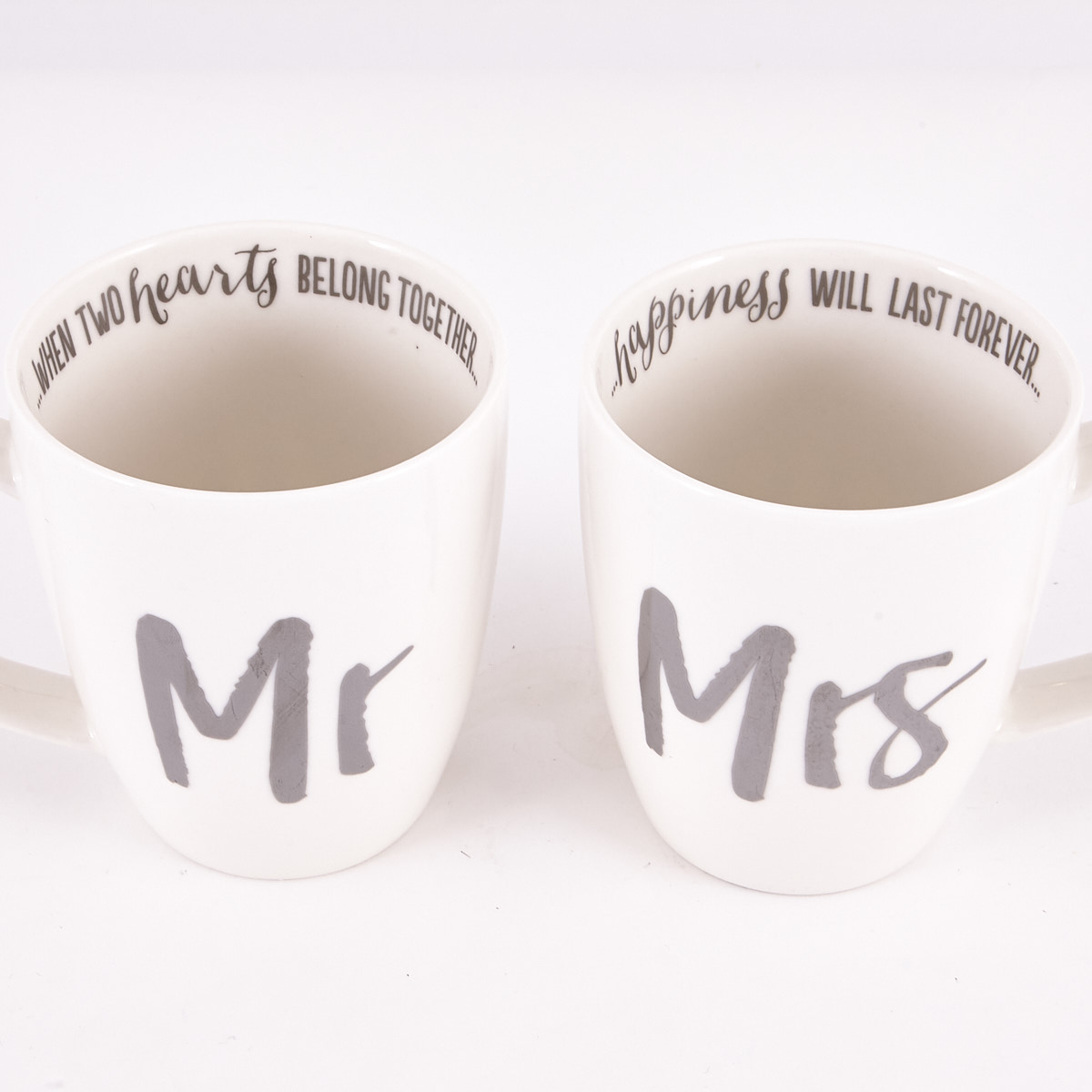 Mr & Mrs Wedding Mug Set