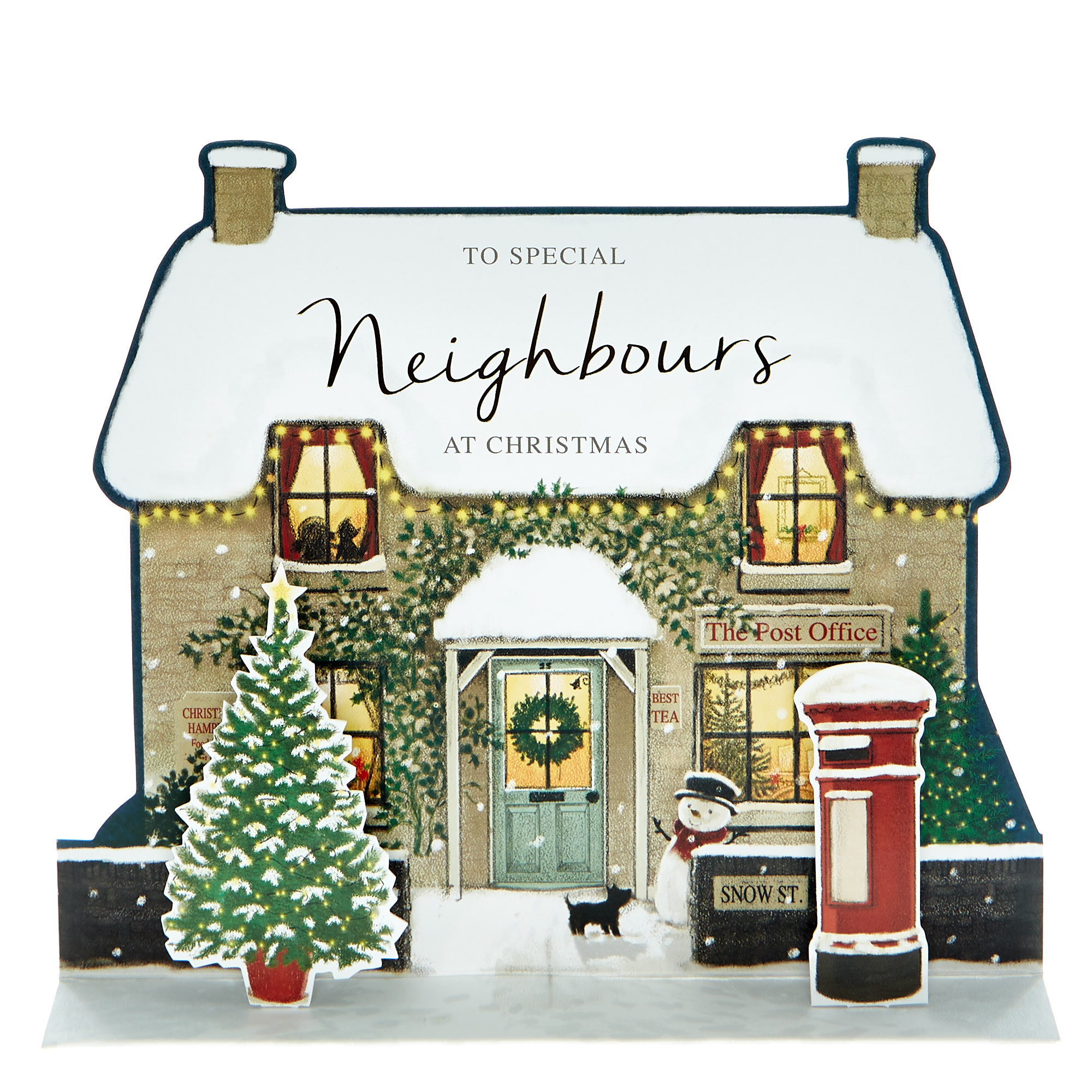 Exquisite Collection 3D Christmas Card - Special Neighbours