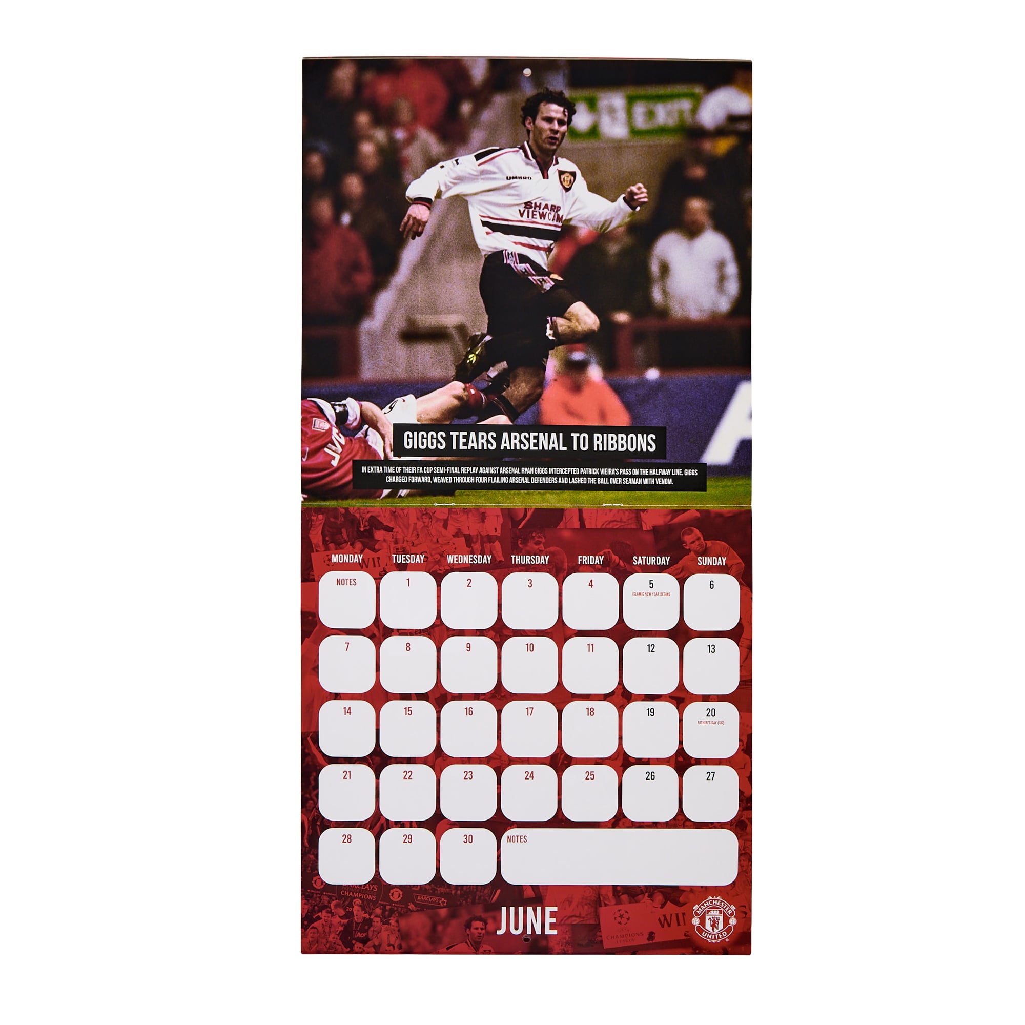 Manchester United 2027 Square Wall Calendar 