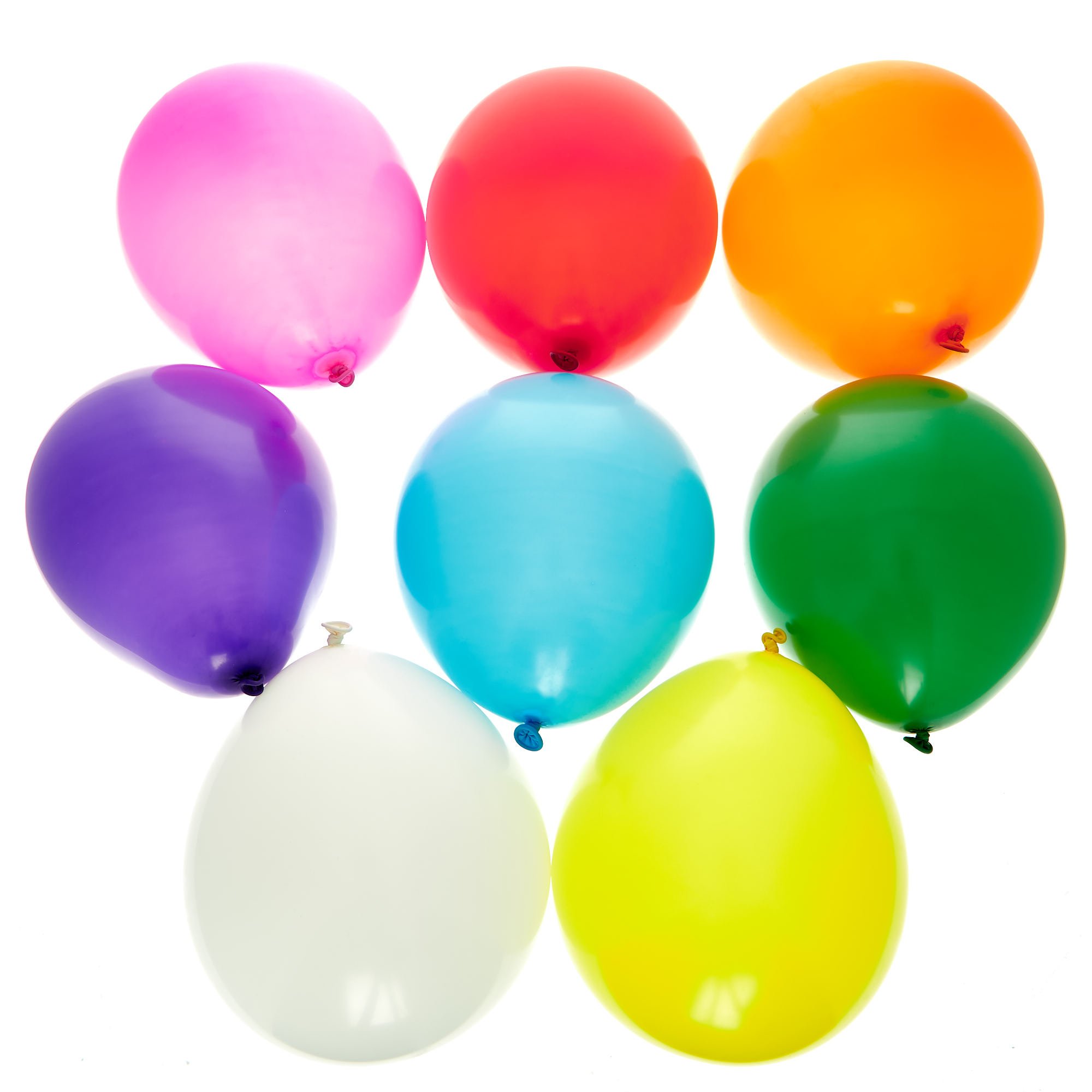 Latex Illooms Assorted Colours Light-Up Balloons - Pack of 15