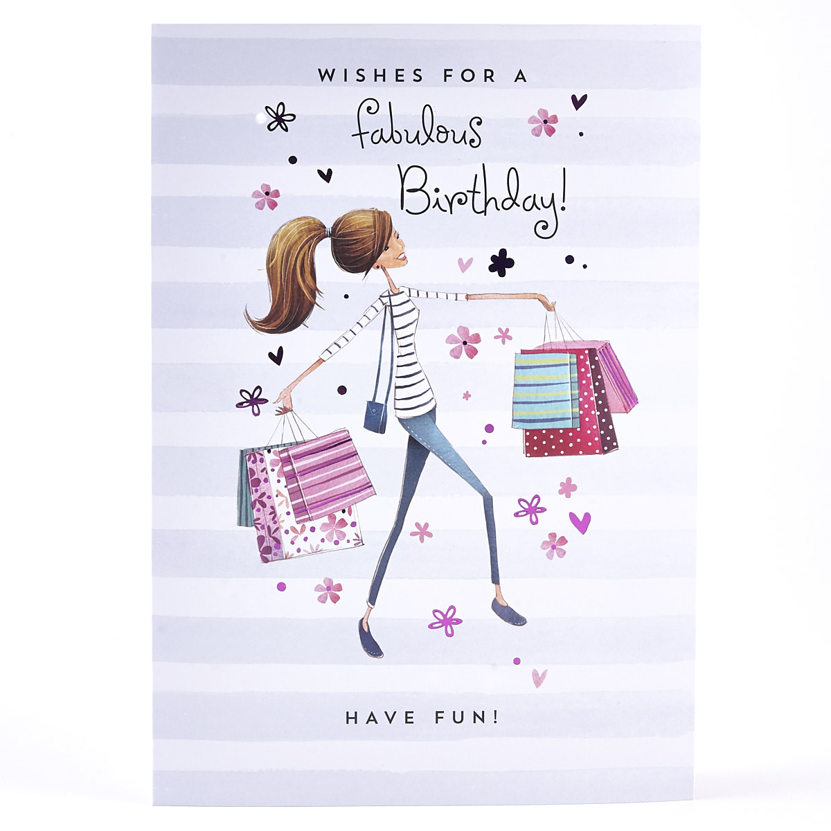 Birthday Card - Shopping Spree