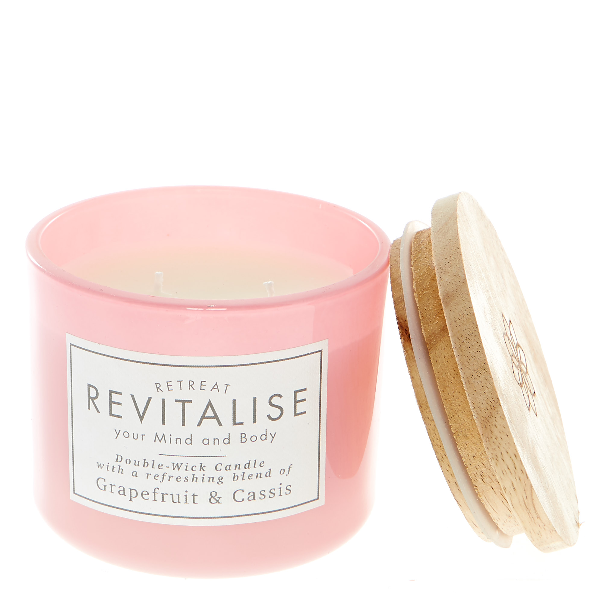 Grapefruit & Cassis Double-Wick Scented Candle