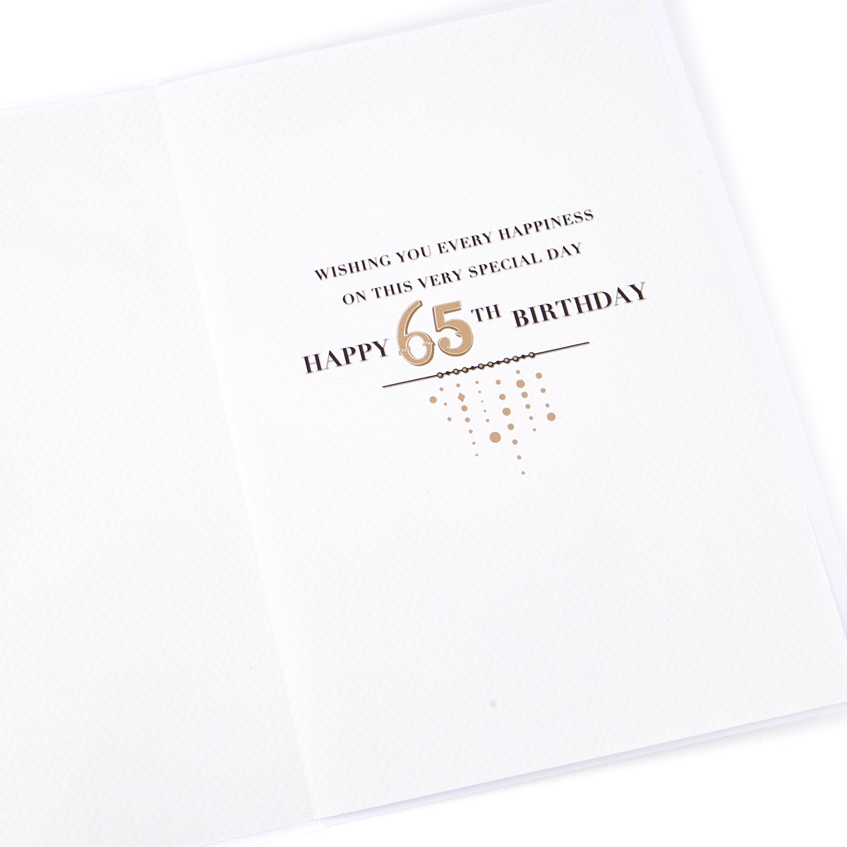 65th Birthday Card - Art Deco