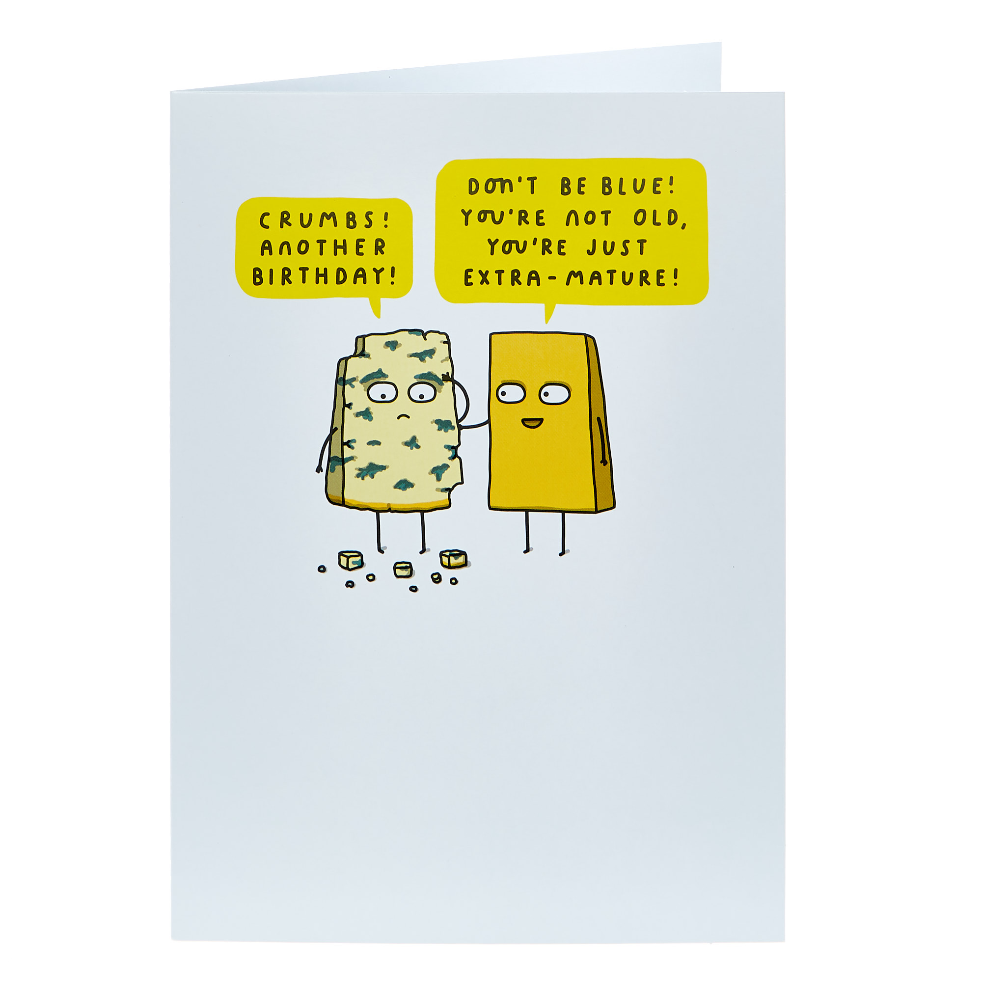 Mungo & Shoddy Birthday Card - Cheese Puns