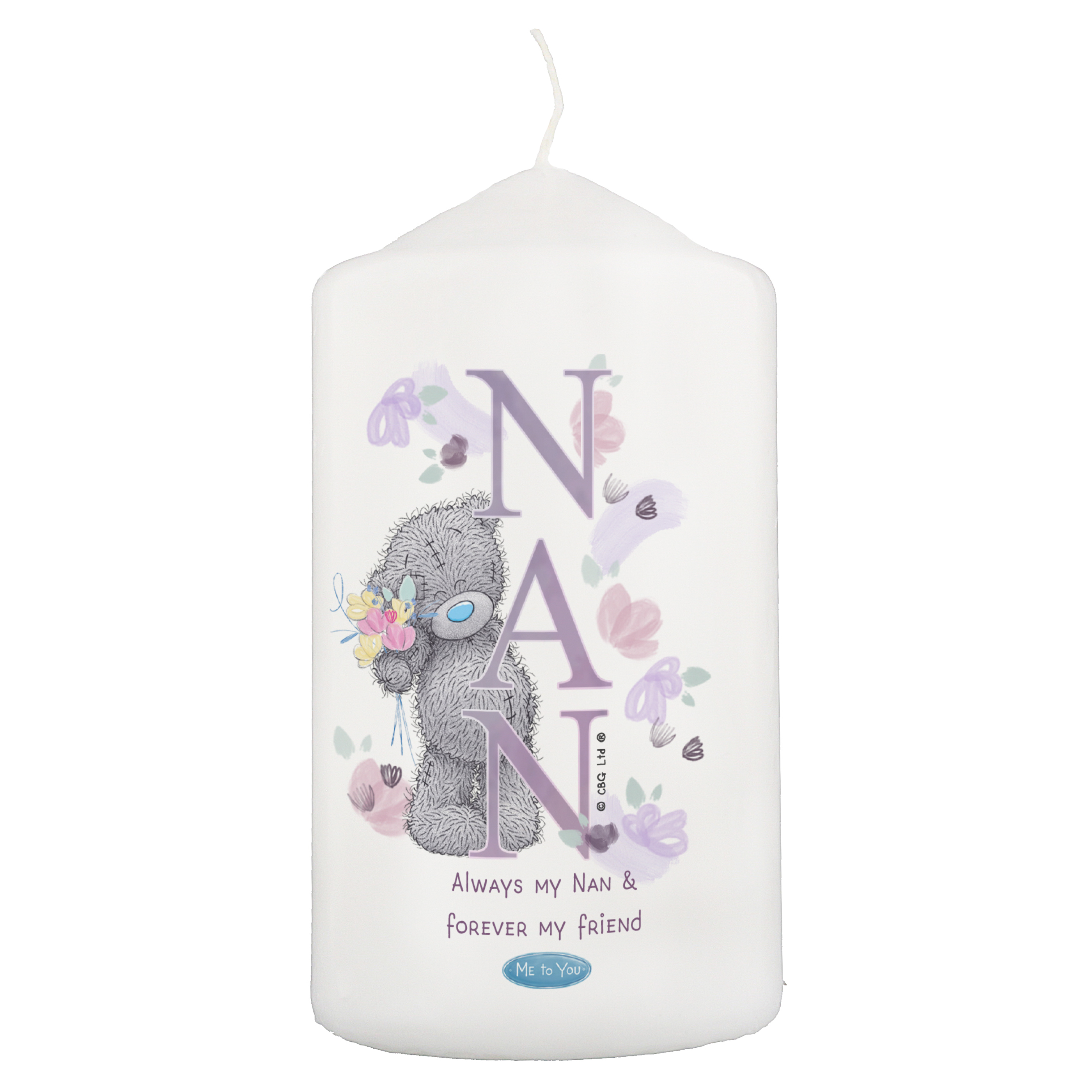 Personalised Me to You NAN Pillar Candle