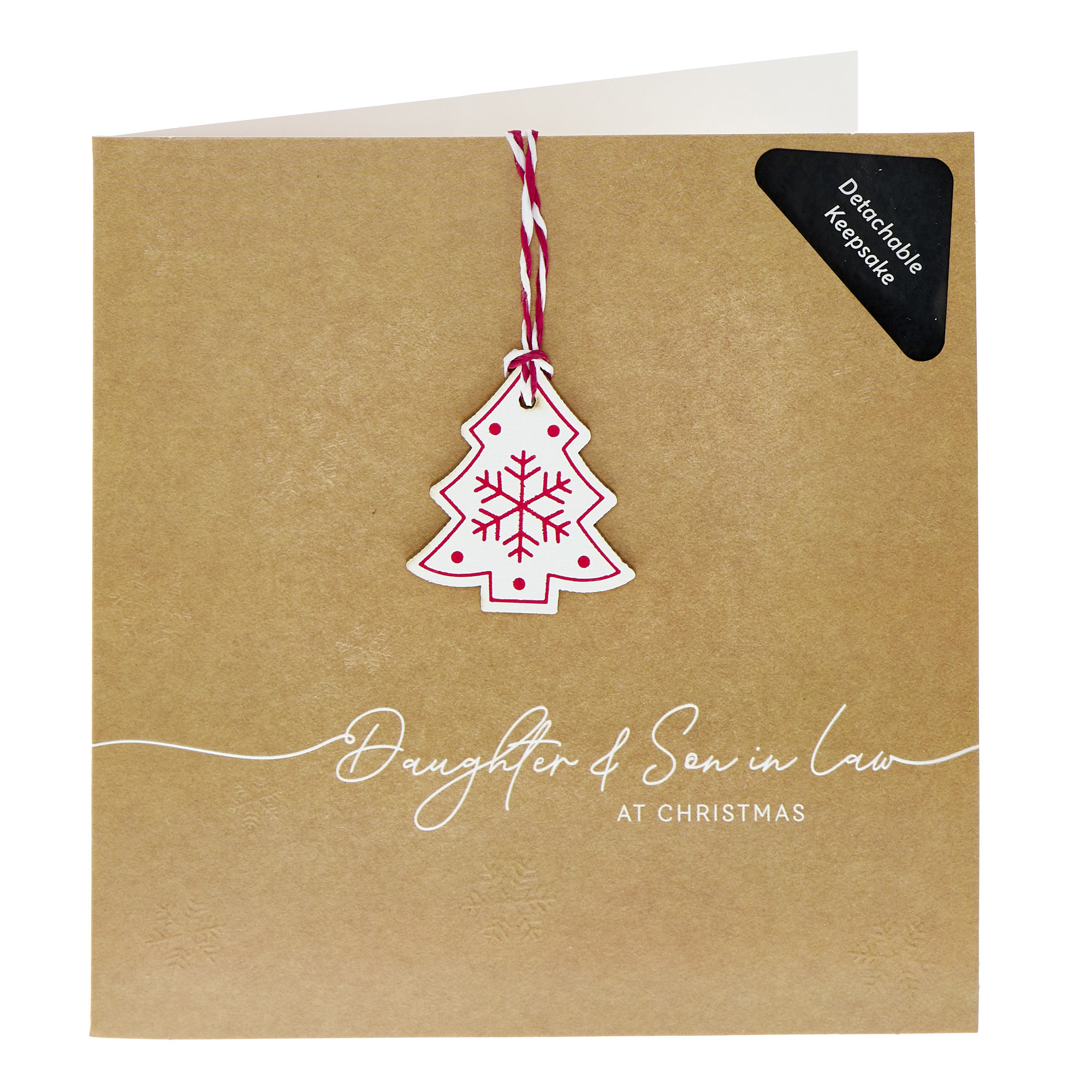 Daughter & Son In Law Hanging Tree Christmas Card