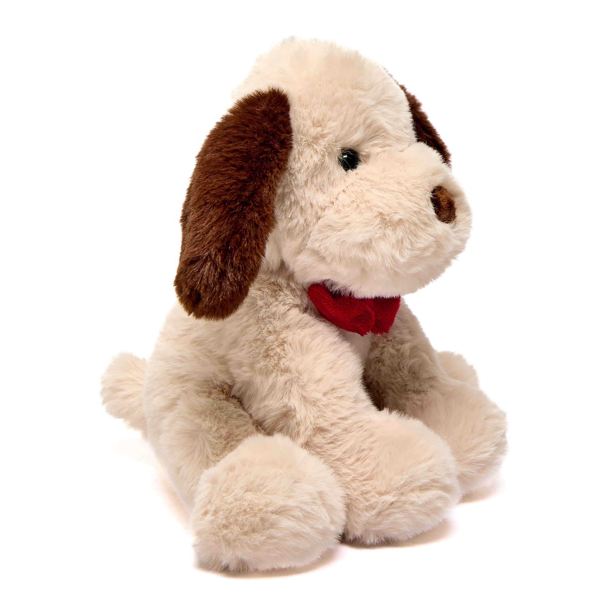 Small Puppy With Bow Soft Toy