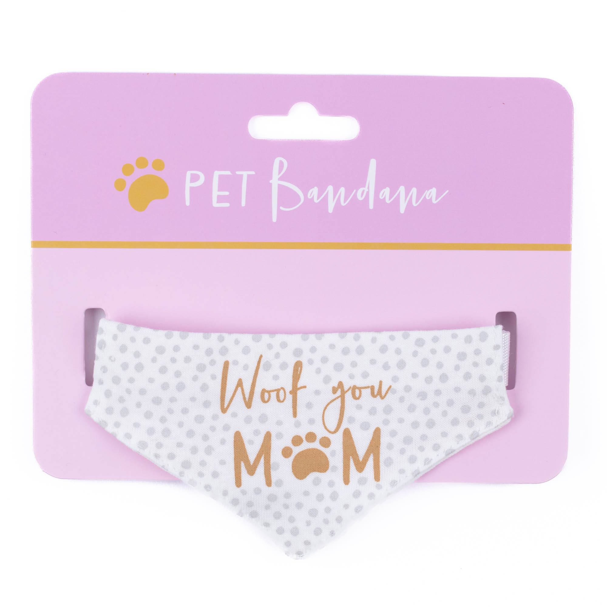 Woof You Mum Pet Bandana - Small