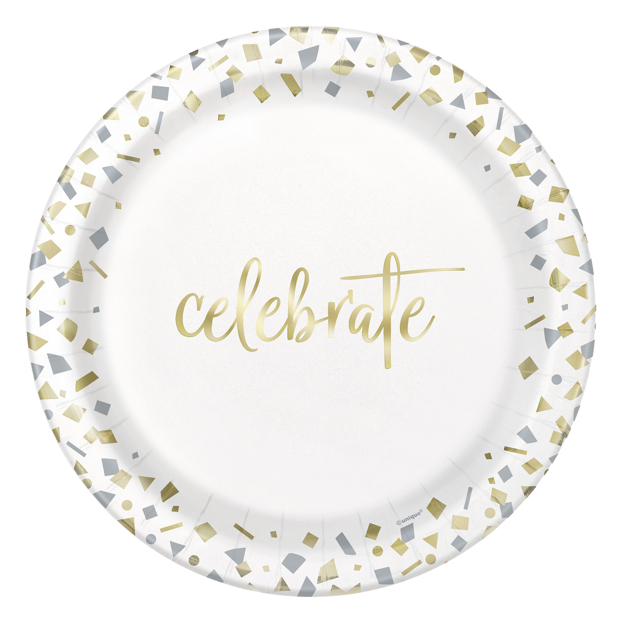 Gold Confetti Party Tableware & Decorations - 20 Guests