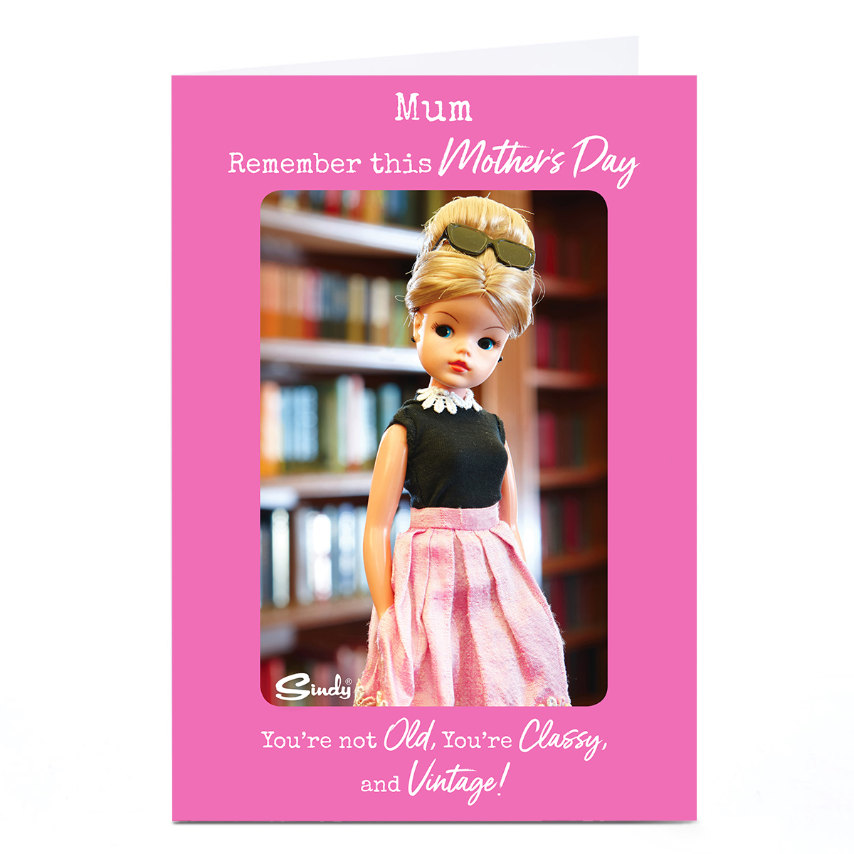 Personalised Sindy Mother's Day Card - Classy & Vintage