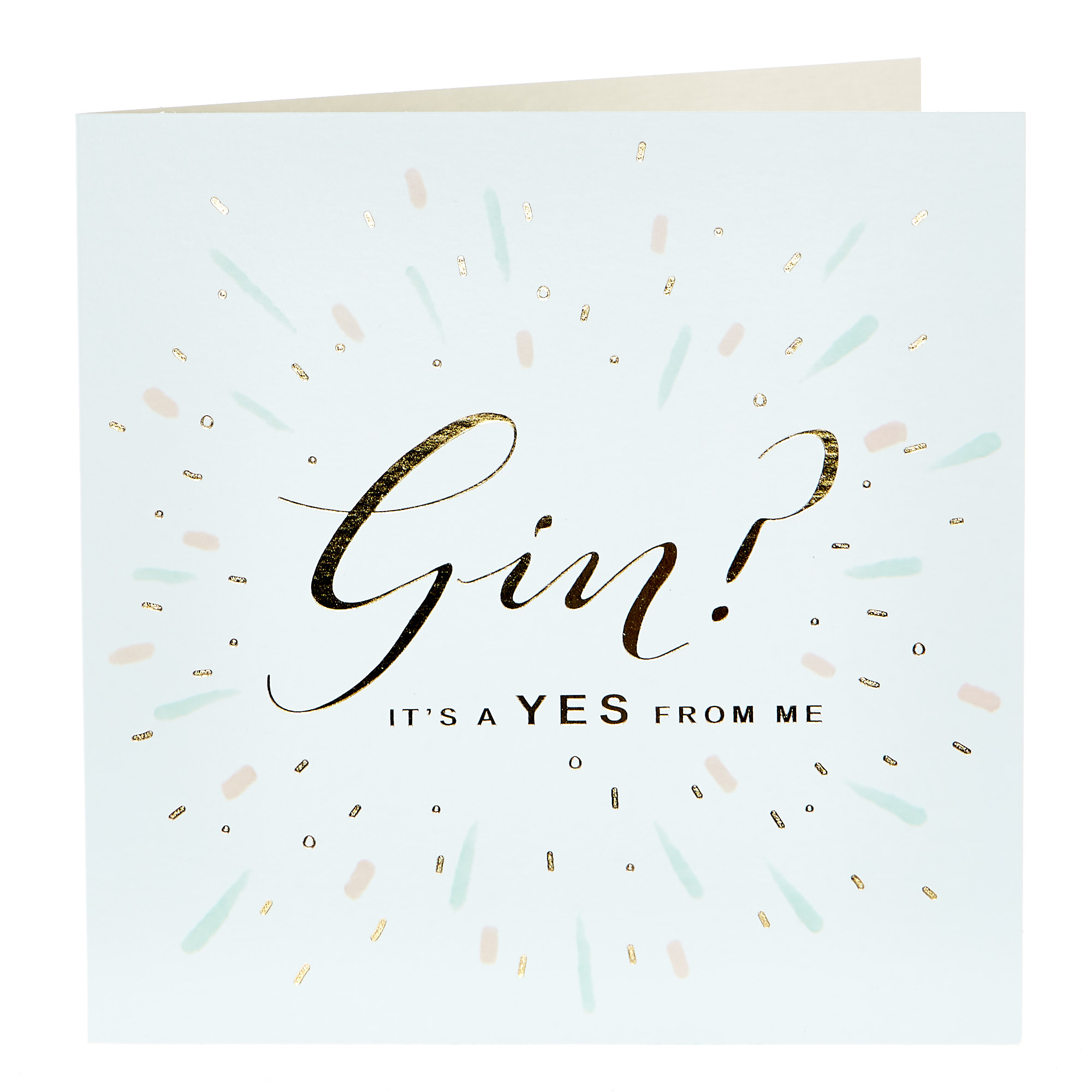 Any Occasion Card - Gin It's A Yes From Me