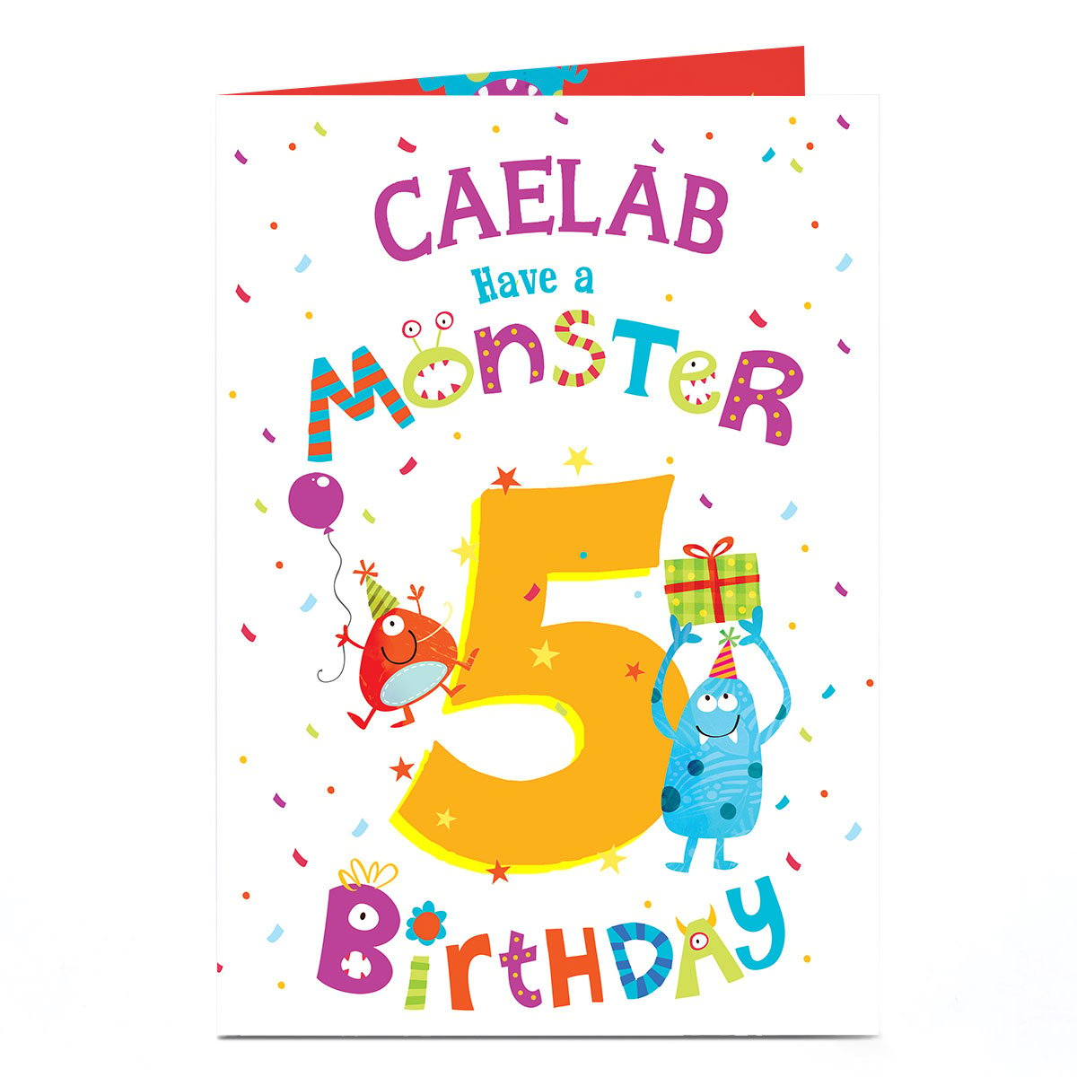 Personalised Any Age Birthday Card - Monster Birthday