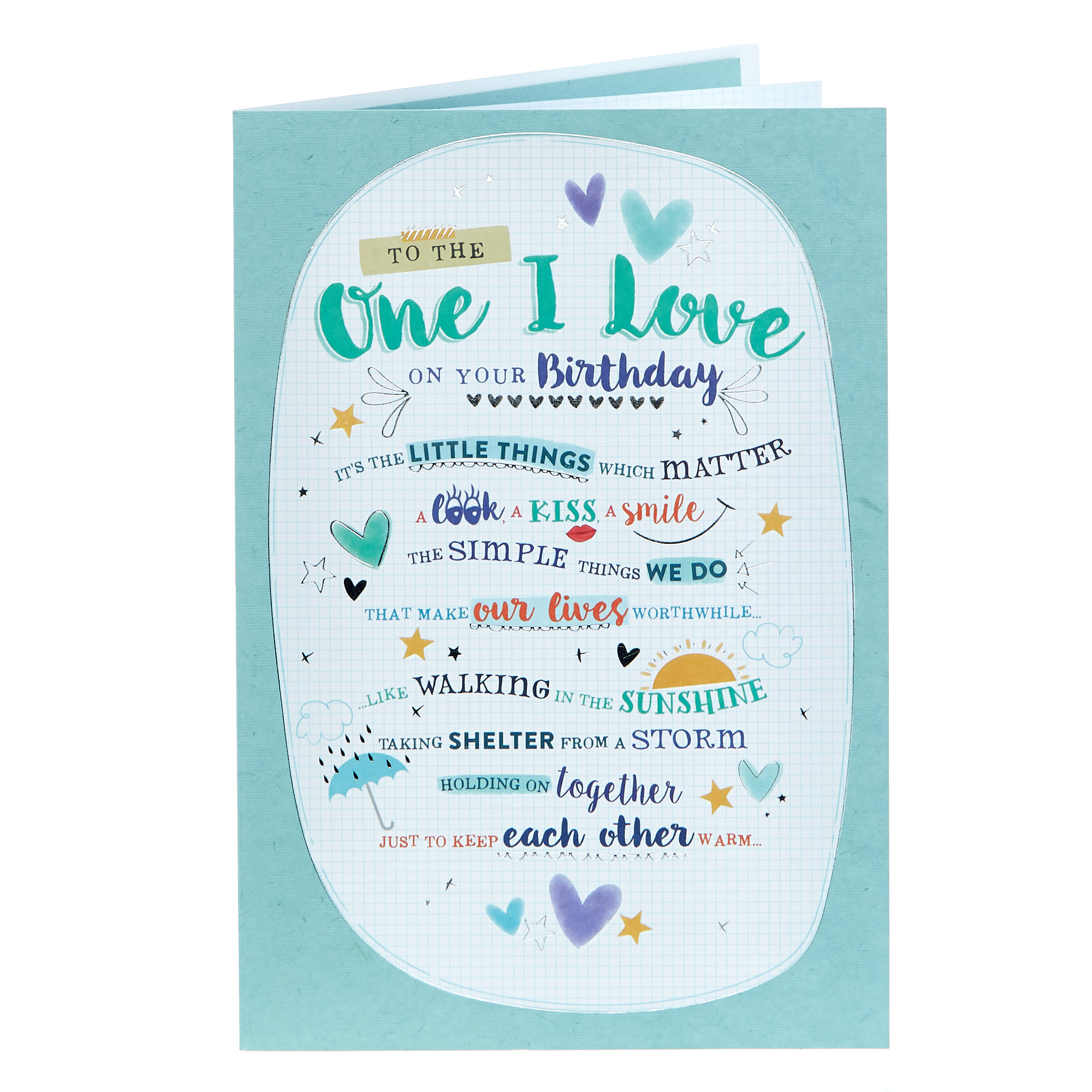 Birthday Card - The One I Love, Little Things