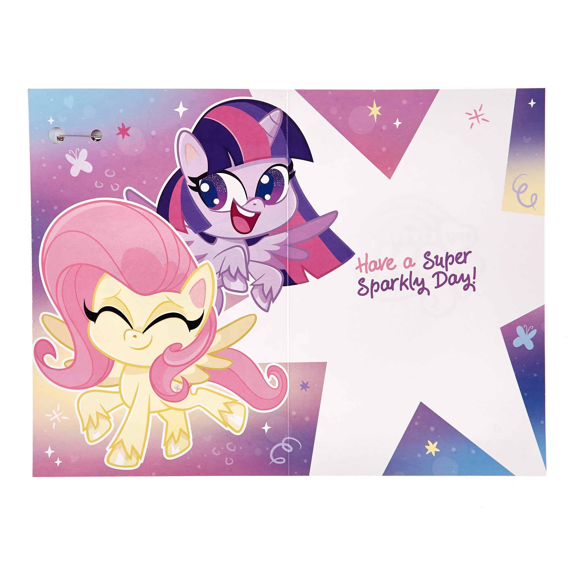 My Little Pony Birthday Card With Badge