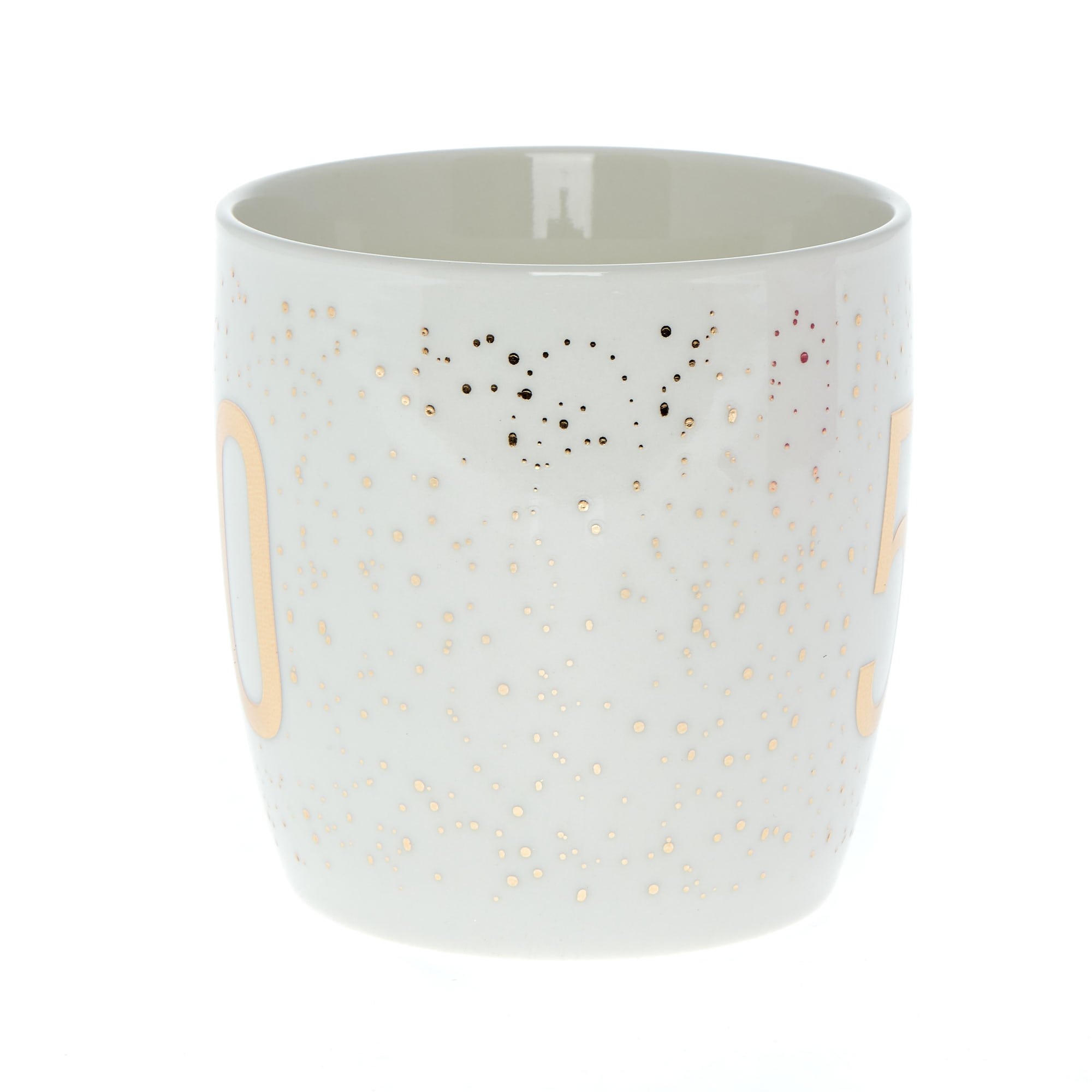 Gold Confetti 50th Birthday Mug