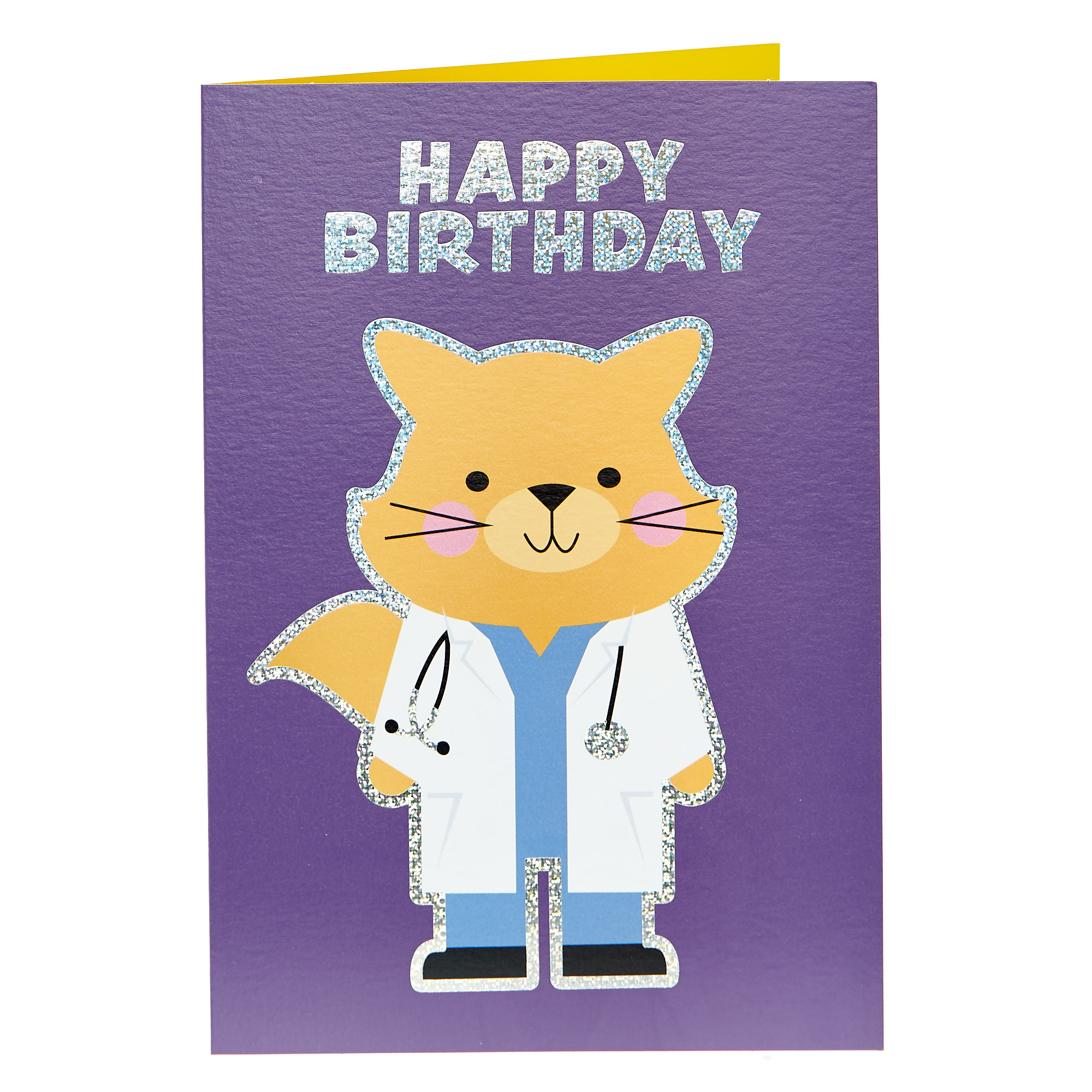 City Heroes Birthday Card - Fox Doctor