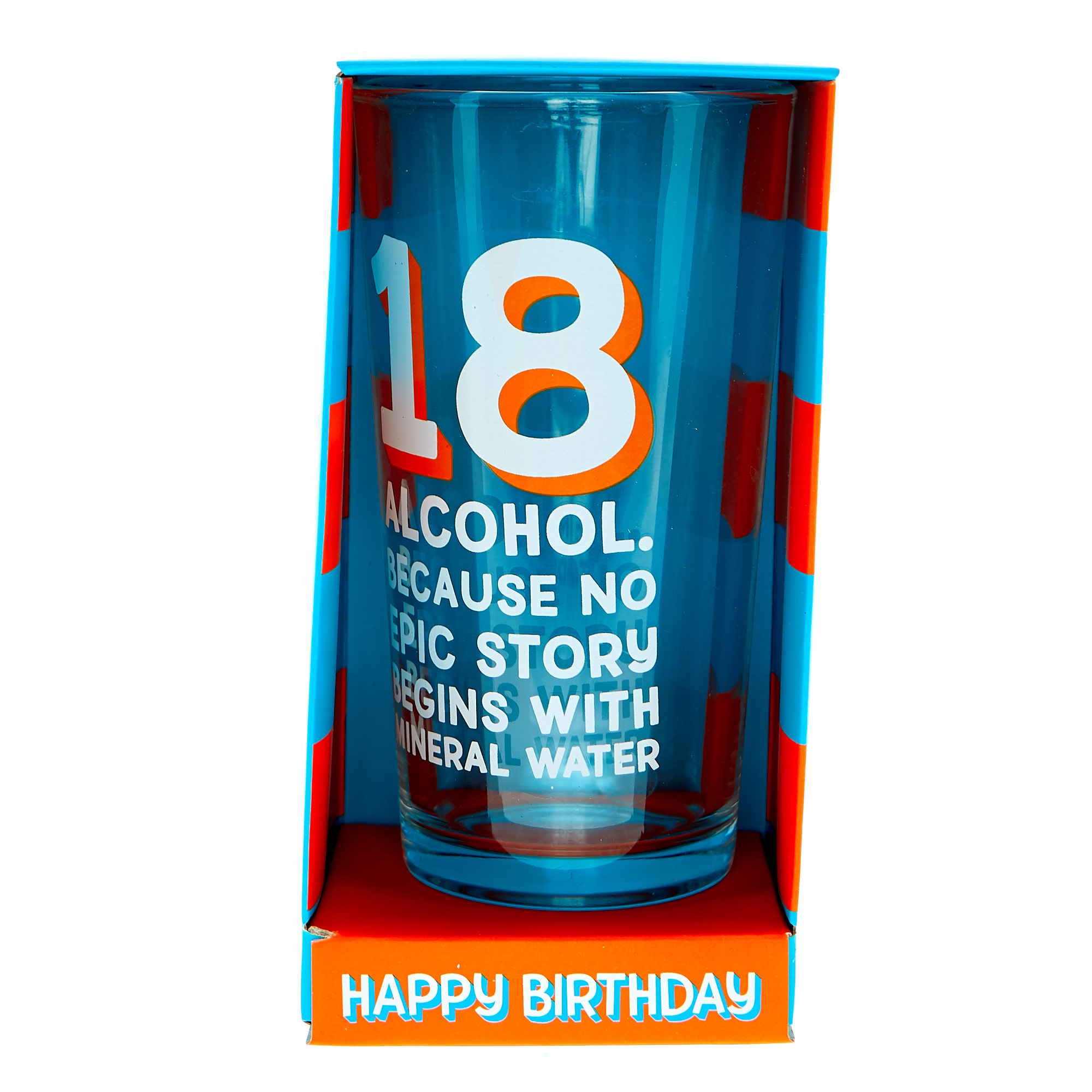 18th Birthday Pint Glass - Epic Story