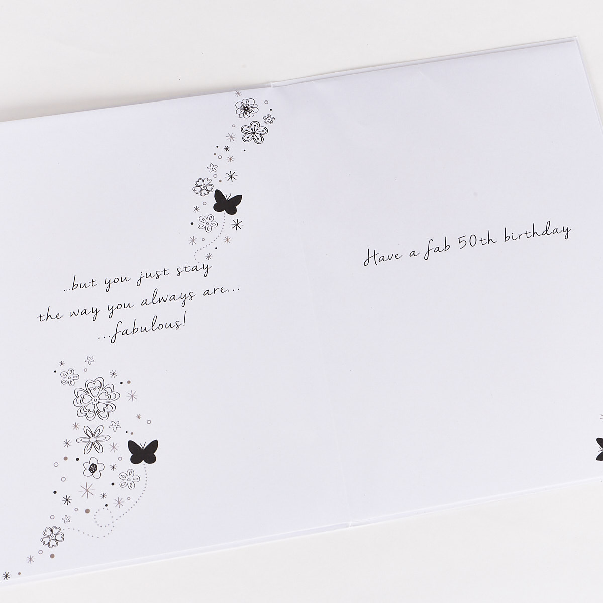 Buy Signature Collection Birthday Card Fabulous At 50 for GBP 1.79