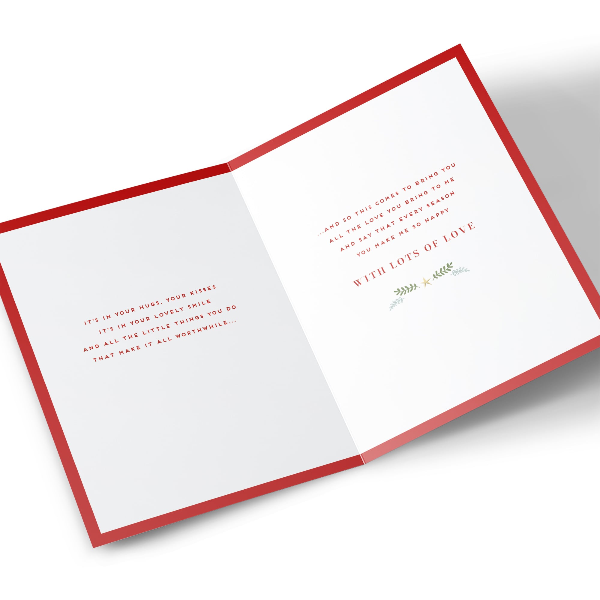 Christmas Card - Wishing Us A Perfect Time Together, For My Partner