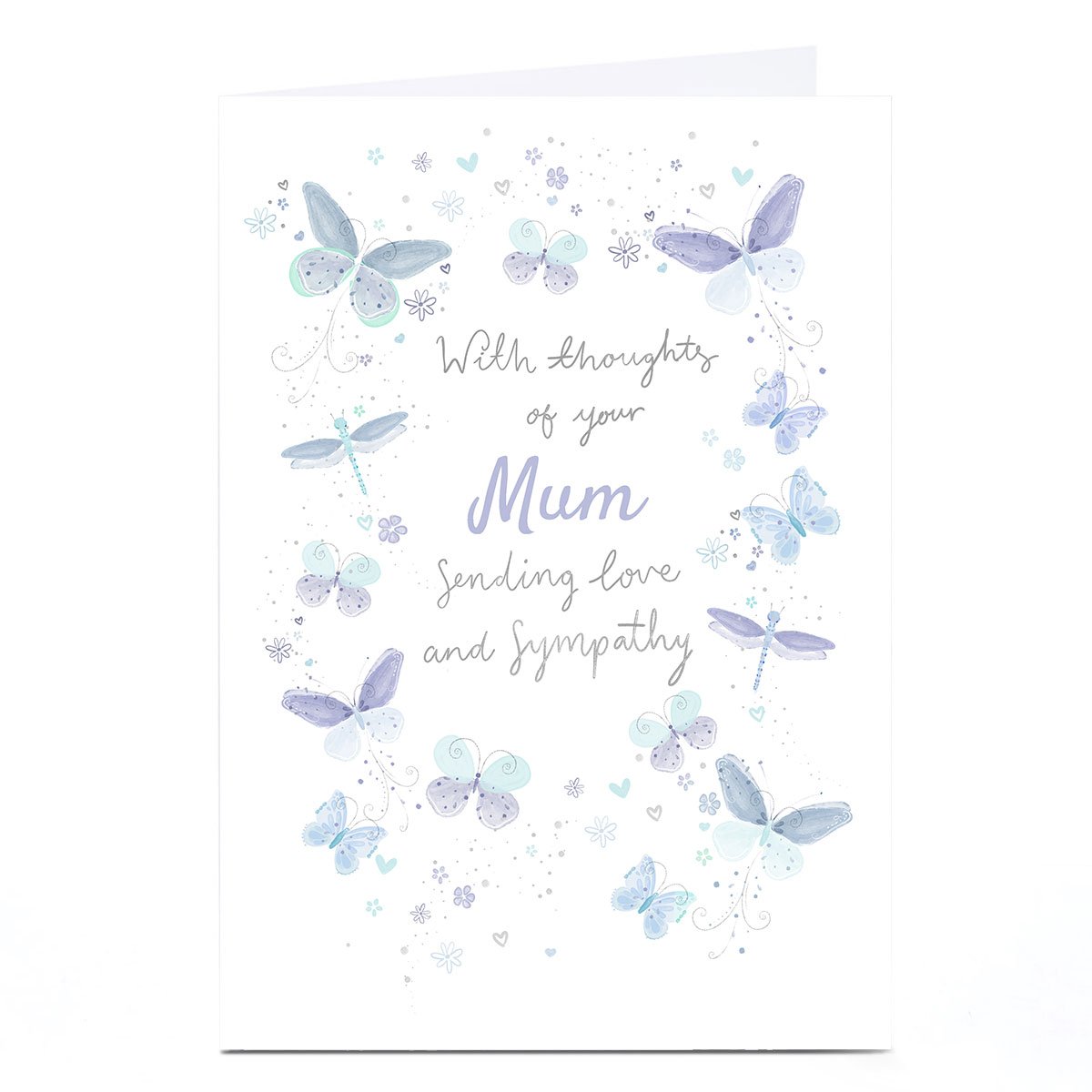 Buy Personalised Sympathy Card - Sending Love & Sympathy for GBP 1.79 ...