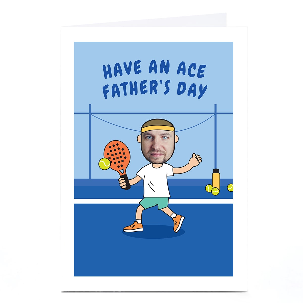 Photo Father's Day Card - Tennis Have An Ace Day