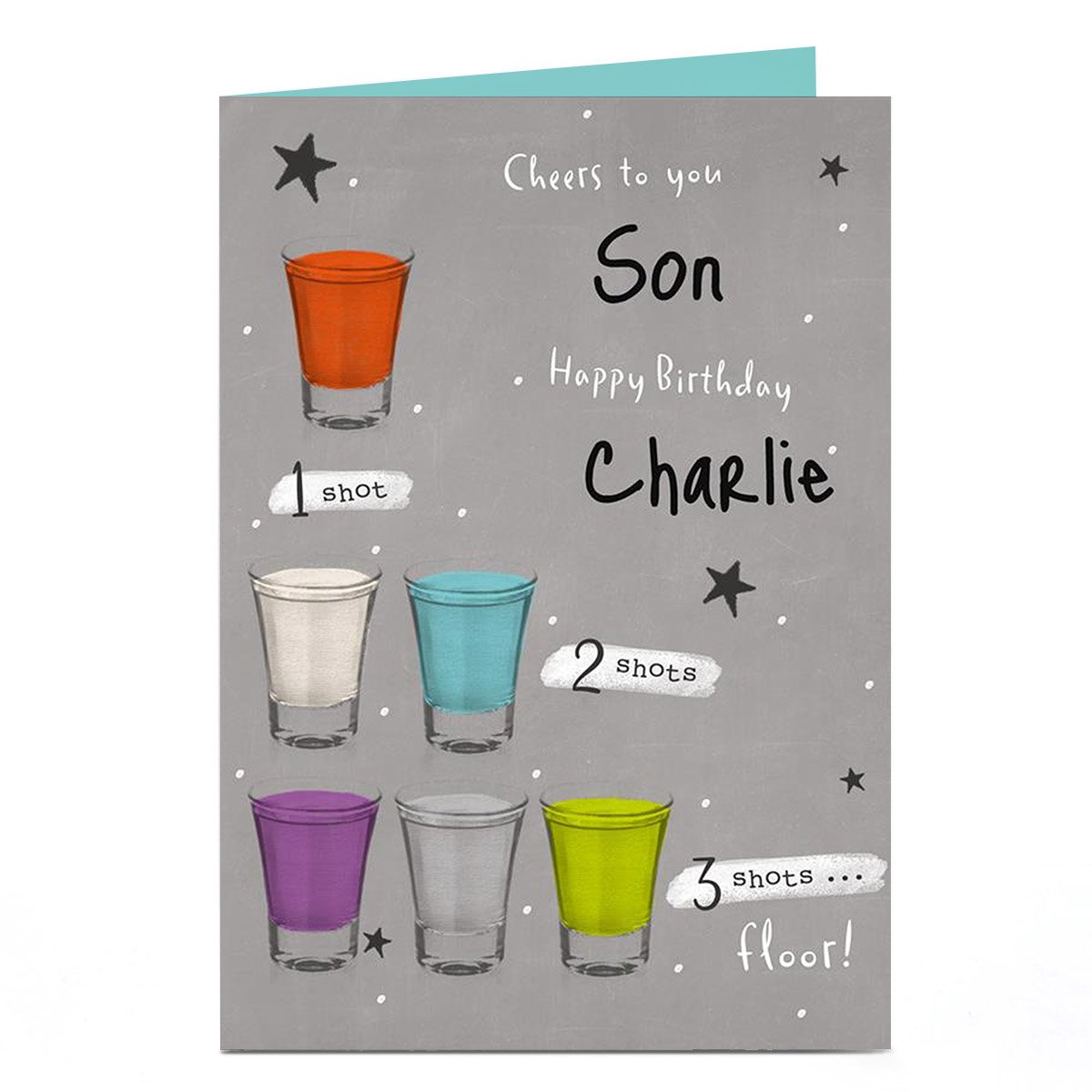 Personalised Birthday Card - Cheers To You