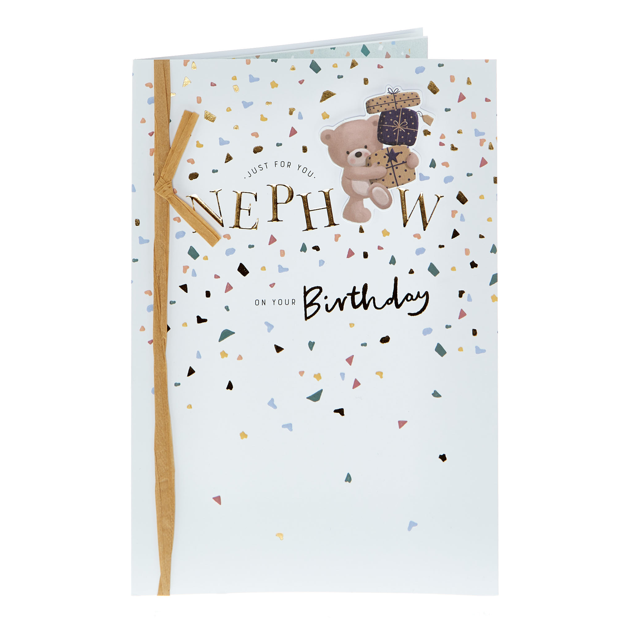 Nephew Just For You Hugs Birthday Card