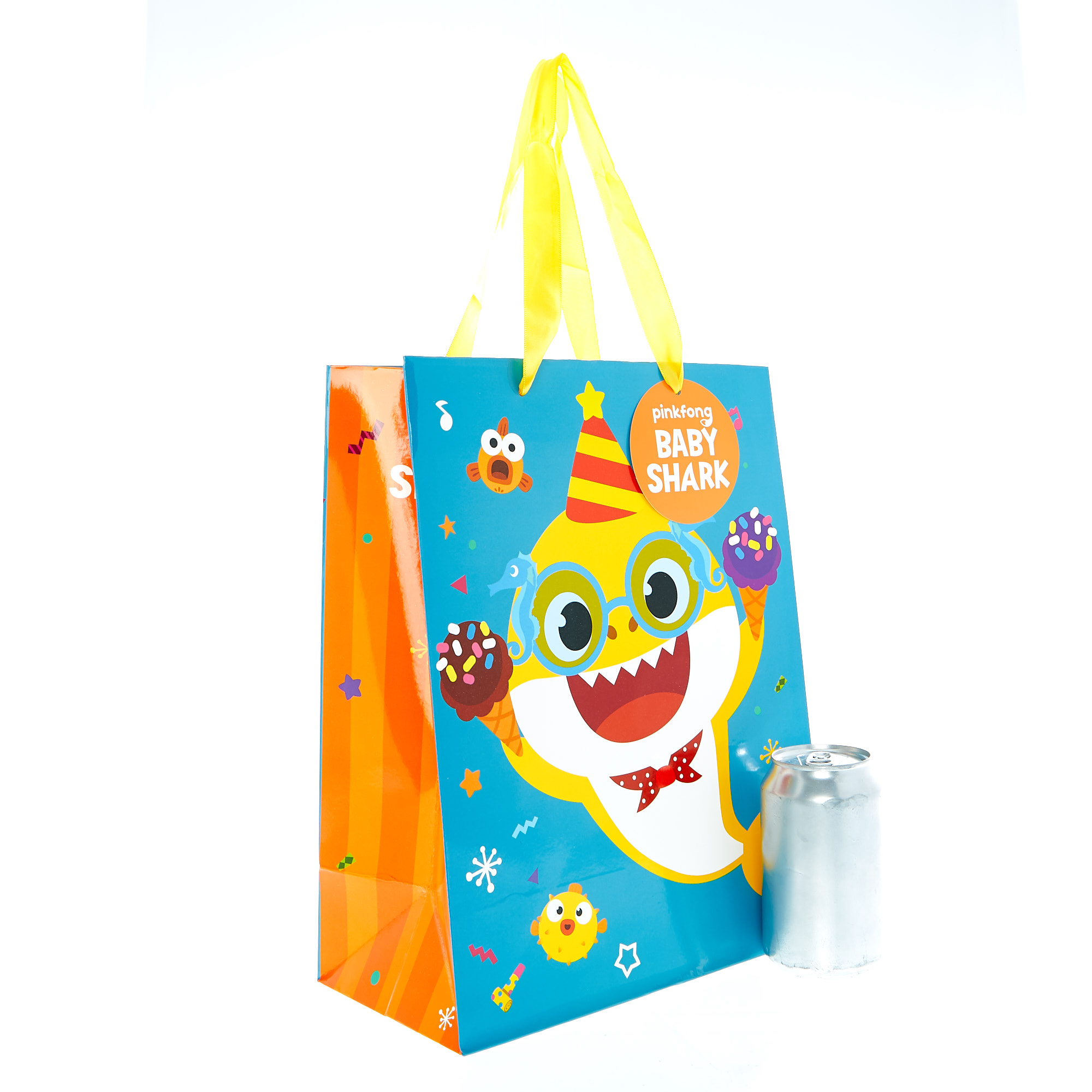 Large Portrait Gift Bag - Baby Shark Birthday