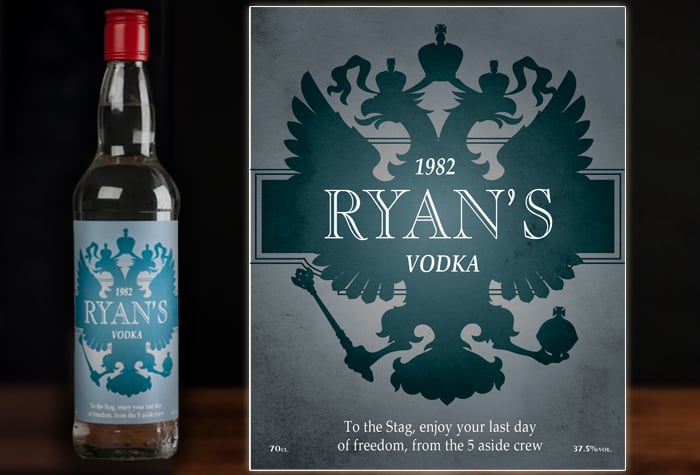 Personalised Vodka - Eagle Design