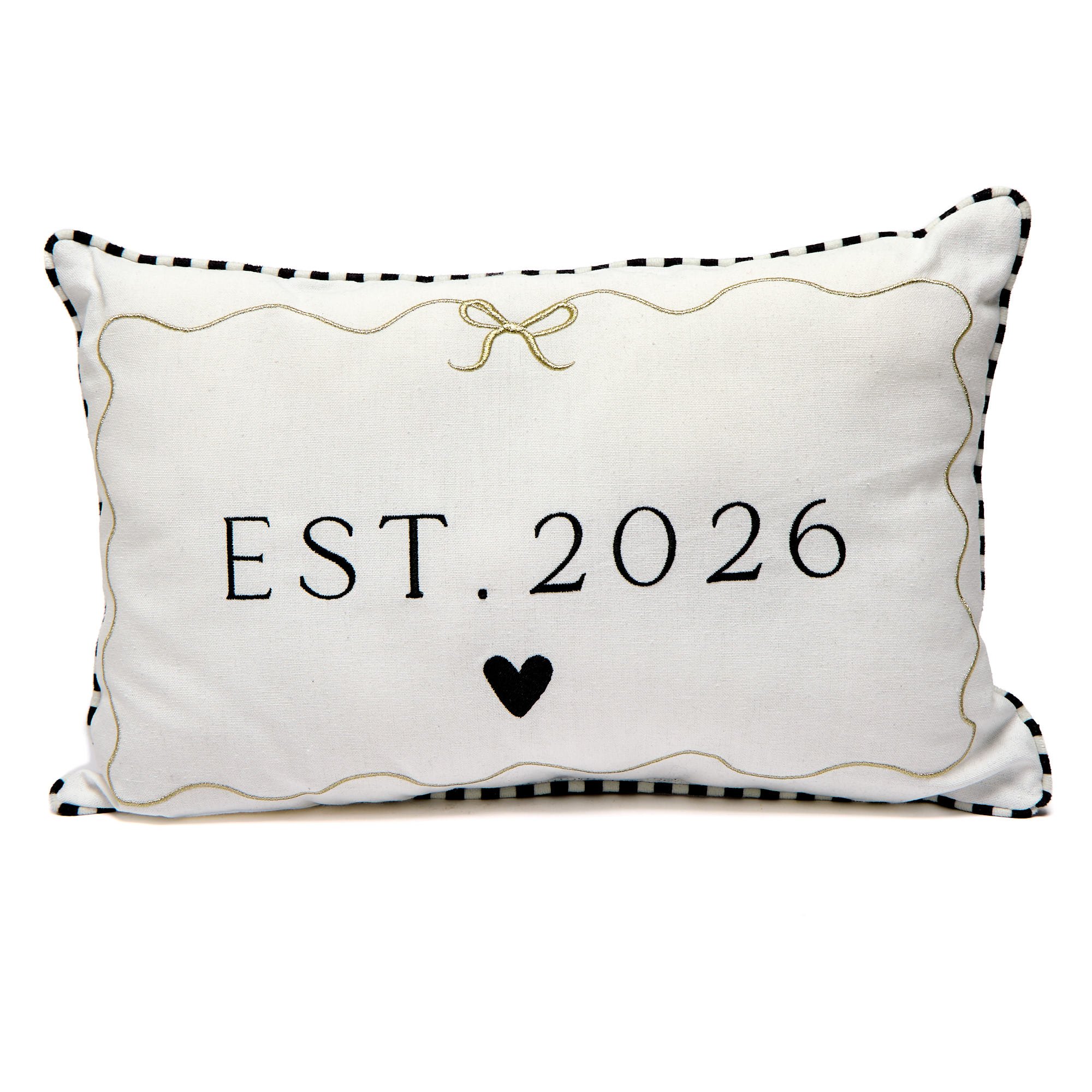Couple's Established in 2026 Cushion 