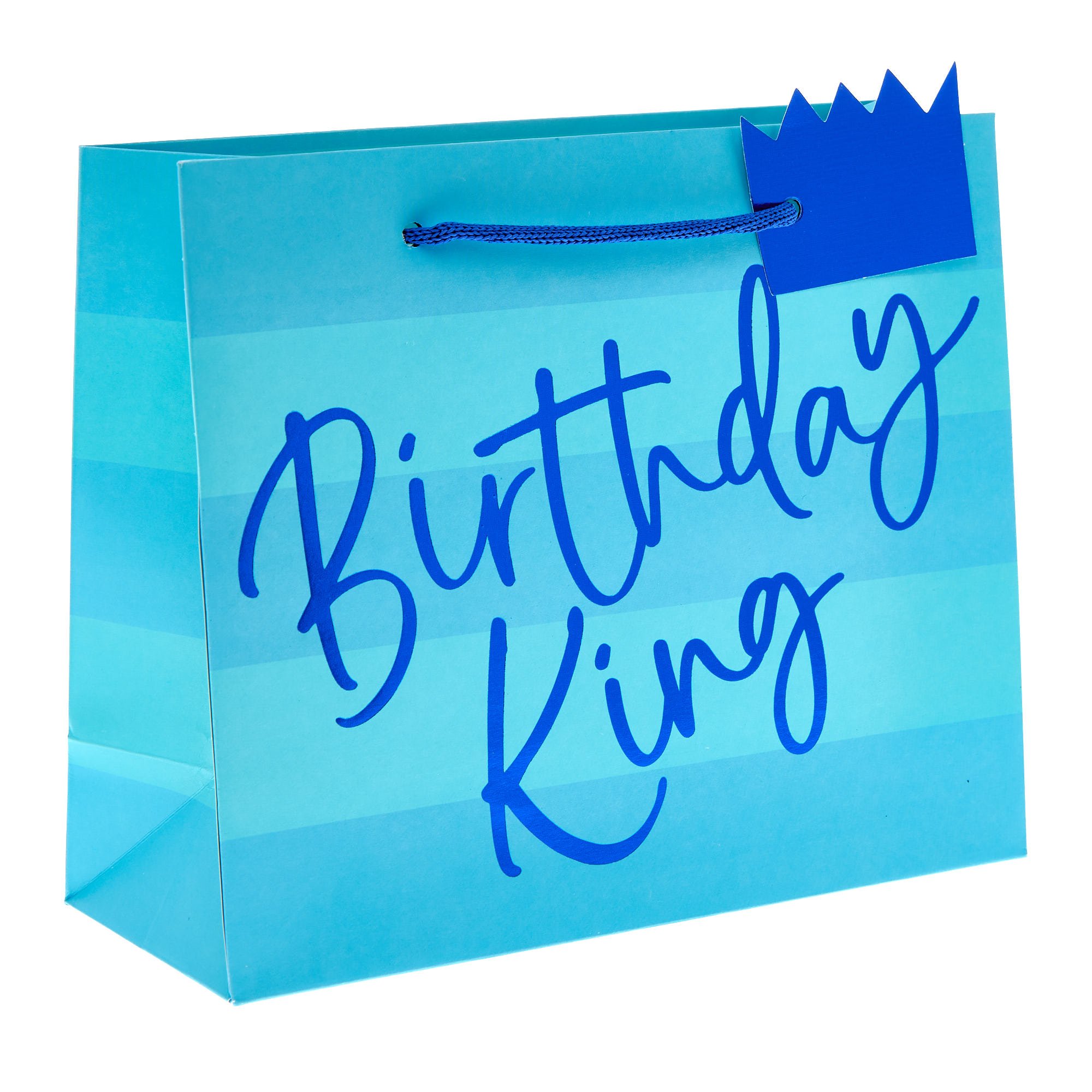 Blue Happy Birthday Gift Bags - Multipack of 3