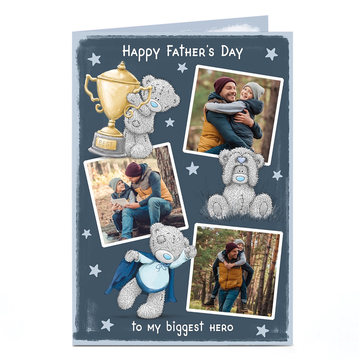 Photo Tatty Teddy Father's Day Card - My Biggest Hero