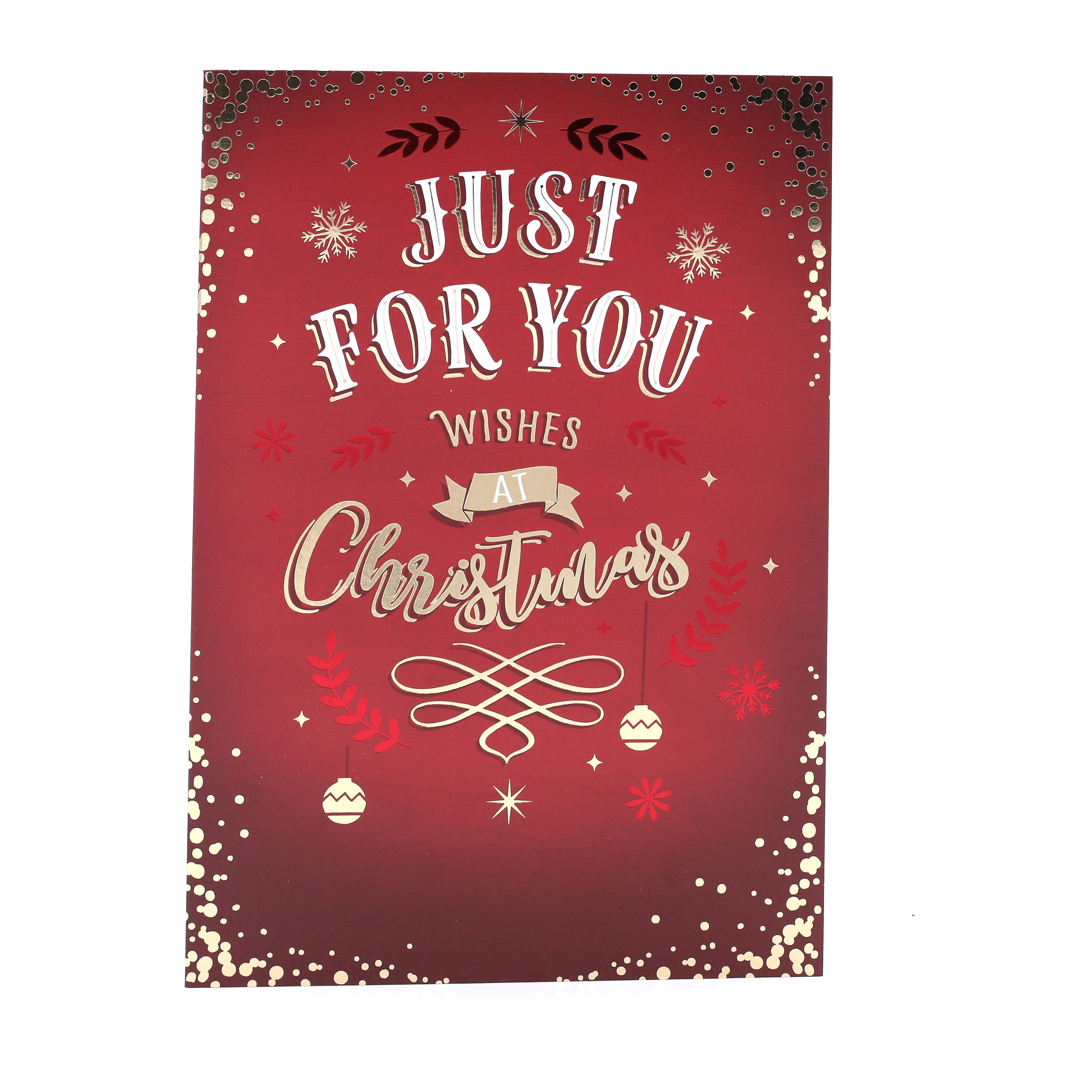 Christmas Card - Just For You At Christmas