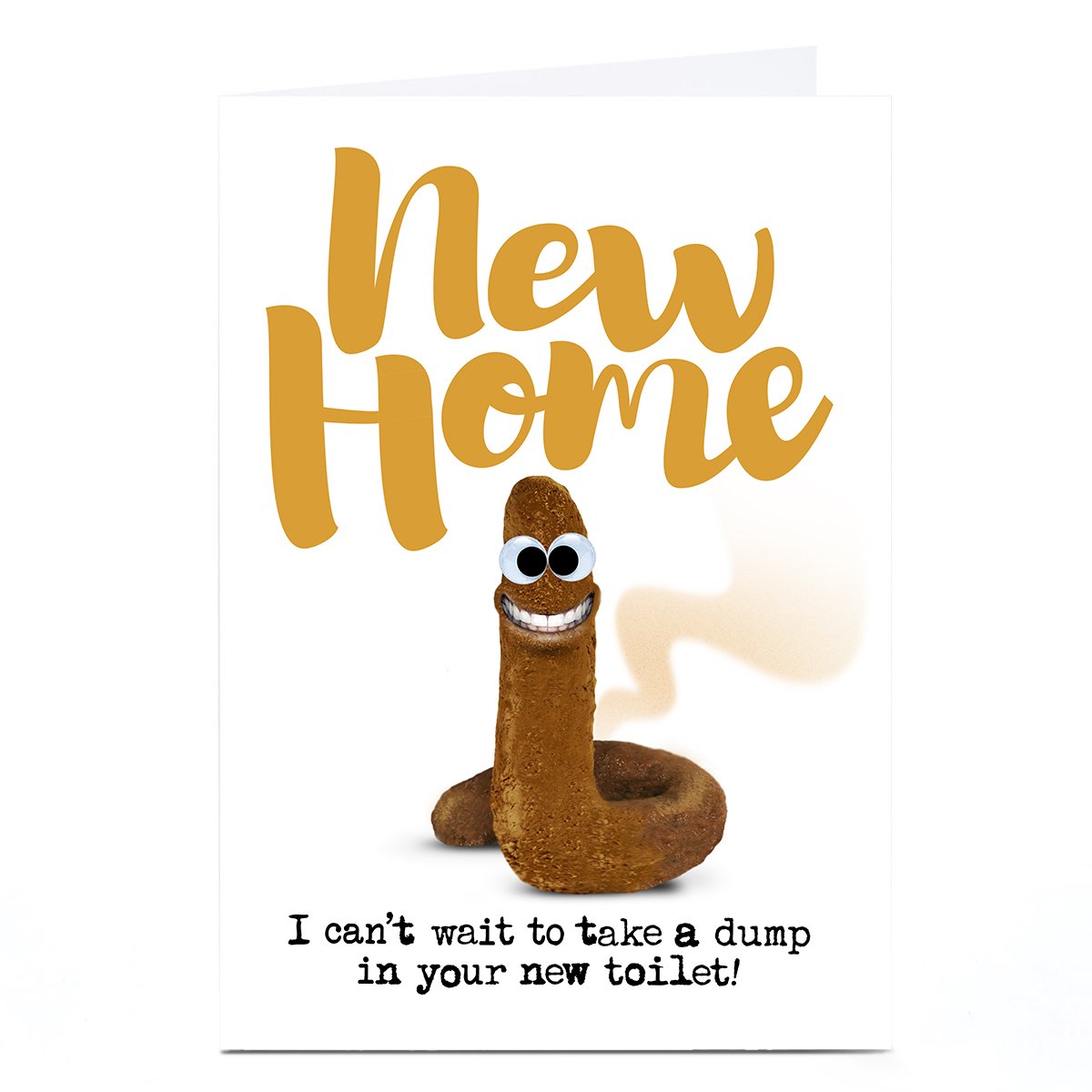 Personalised PG Quips New Home Card - New Toilet