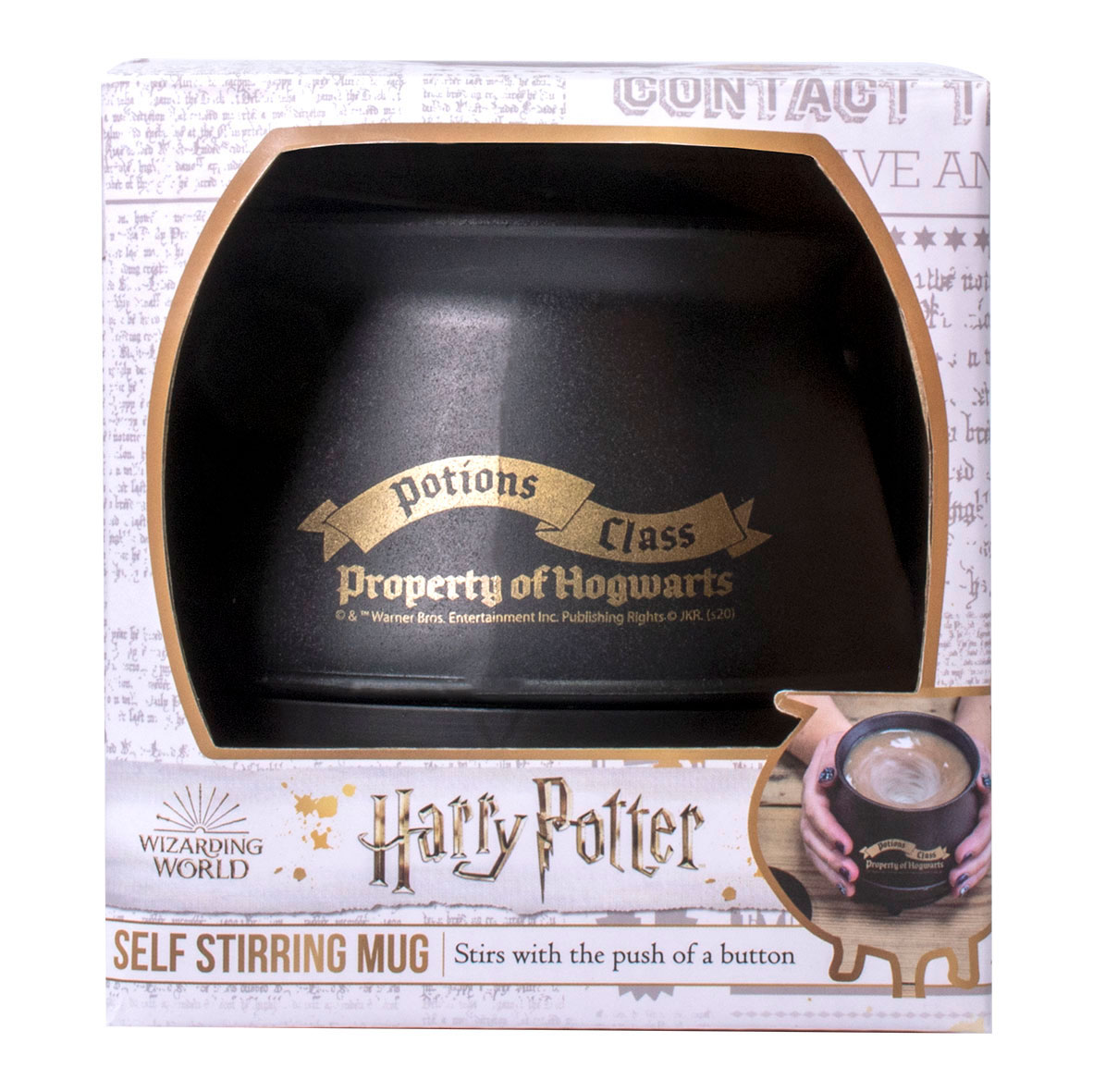 Harry Potter Self Stirring Cauldron Mug