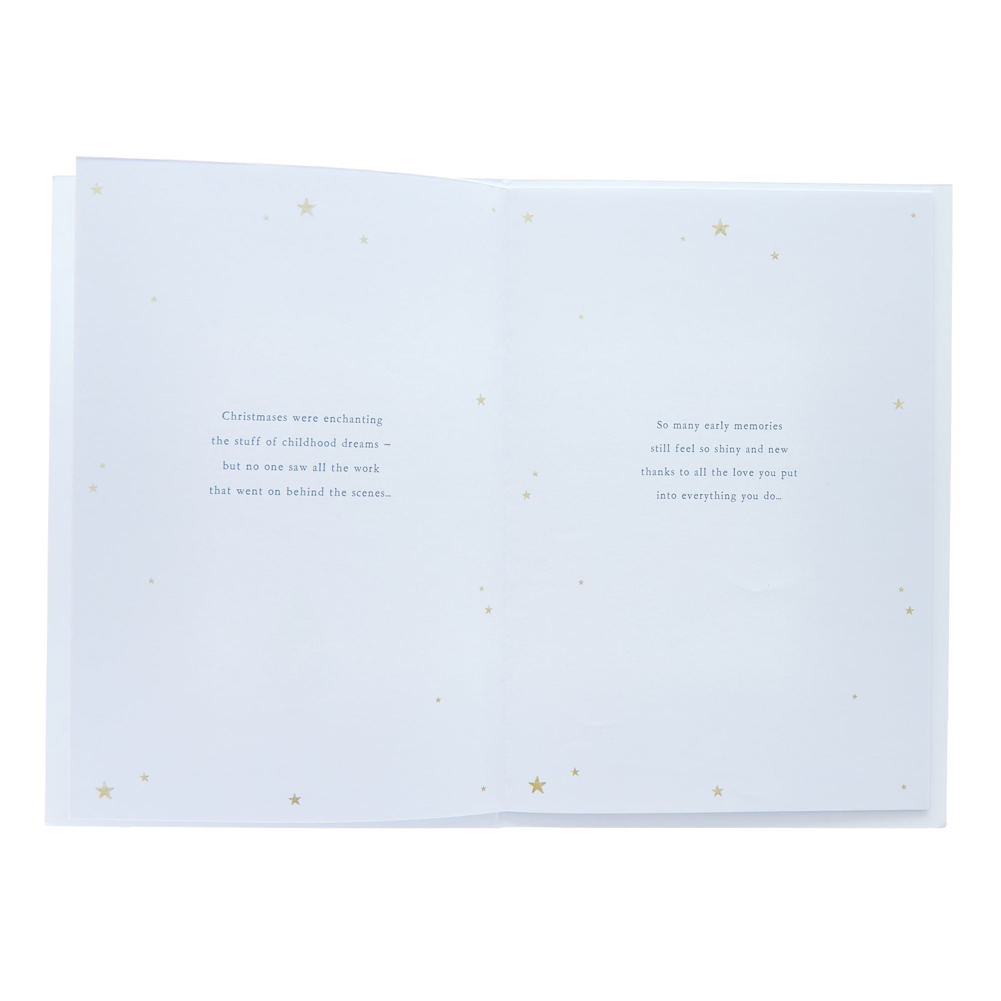 Special Mum & Dad Christmas Card (Extra Special Words Inside)