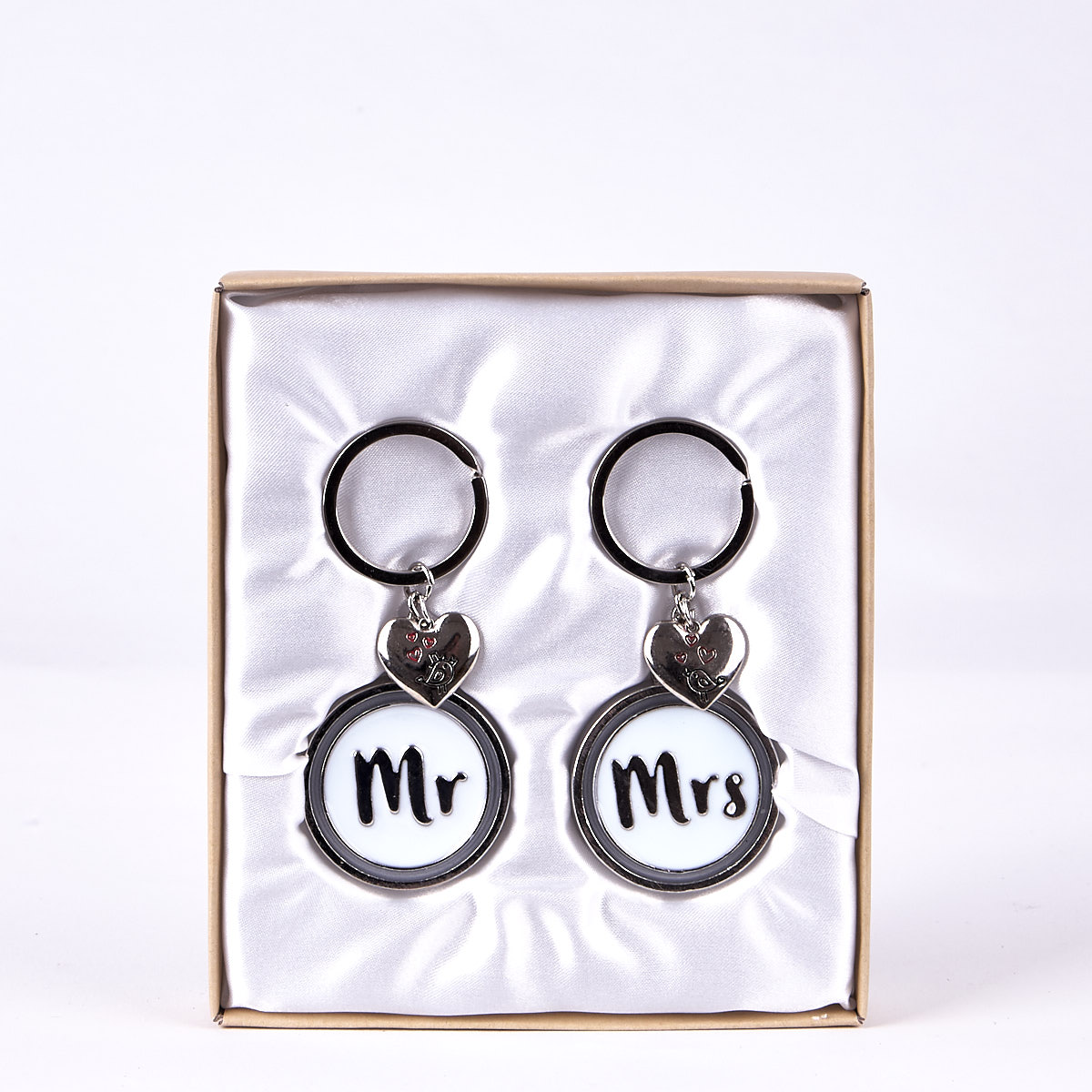 Mr & Mrs Keyring Set