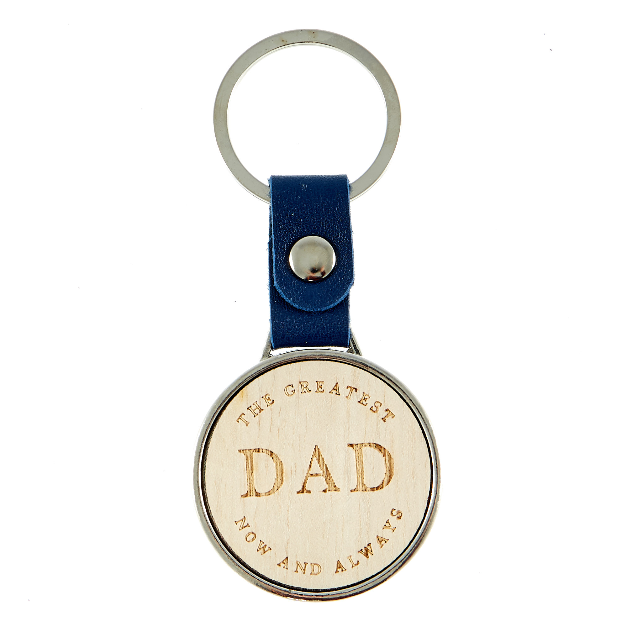 Greatest Dad Now & Always Keyring 