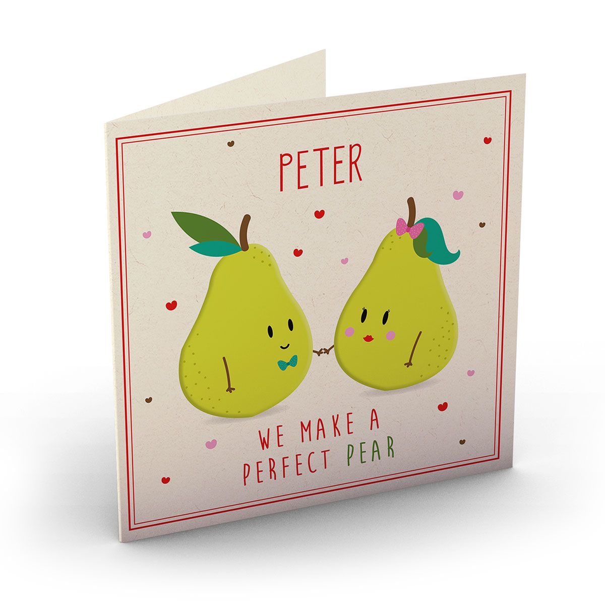 Personalised Card - Perfect Pear