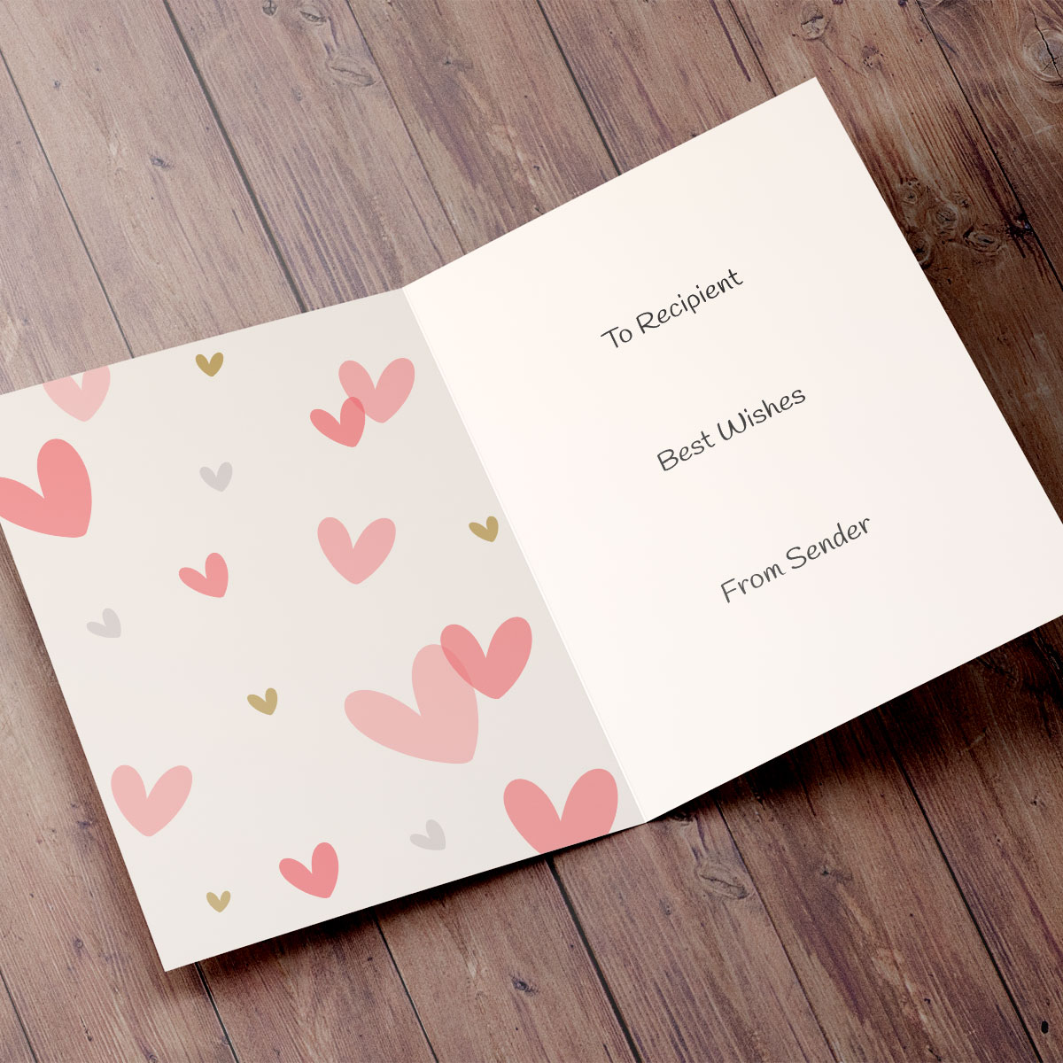 A4 Personalised Card - My Friend, My Wife, My Forever