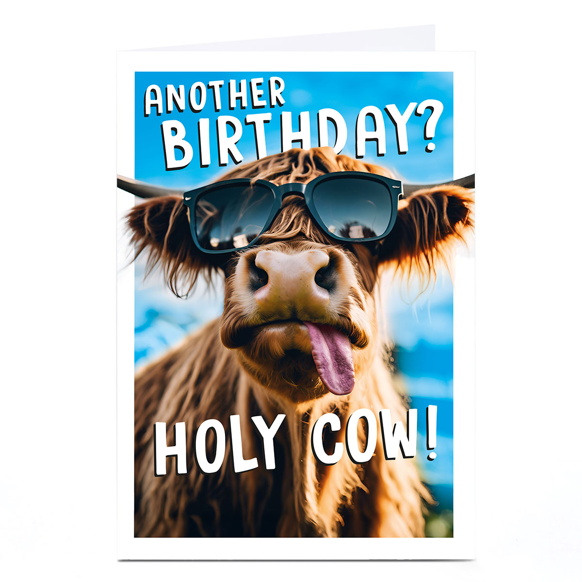 Birthday Card - Holy Cow