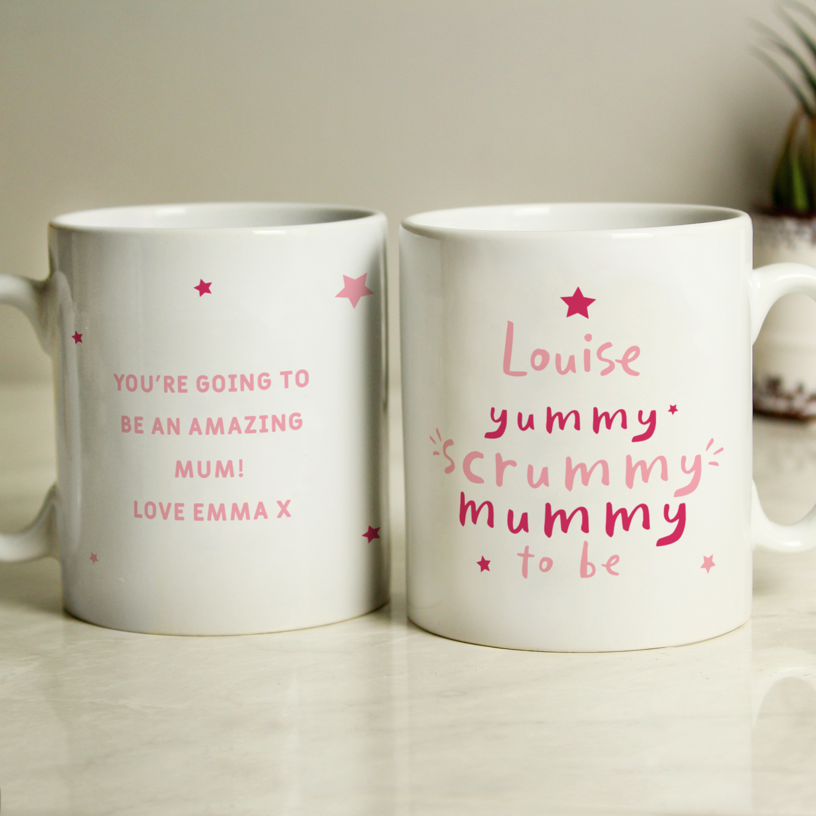 Personalised Yummy Scrummy Mummy To Be Mug