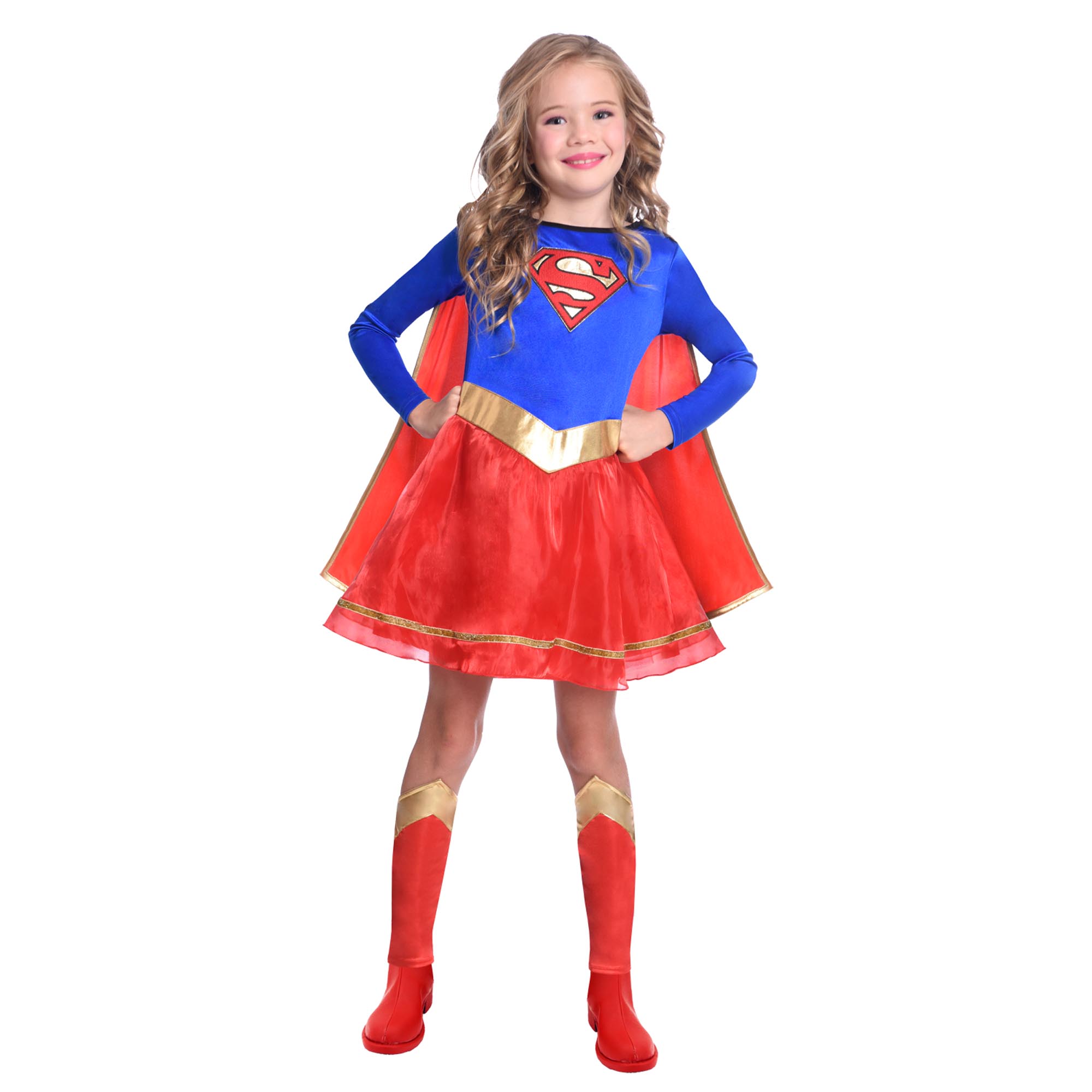 Official Supergirl Classic Children's Fancy Dress Costume
