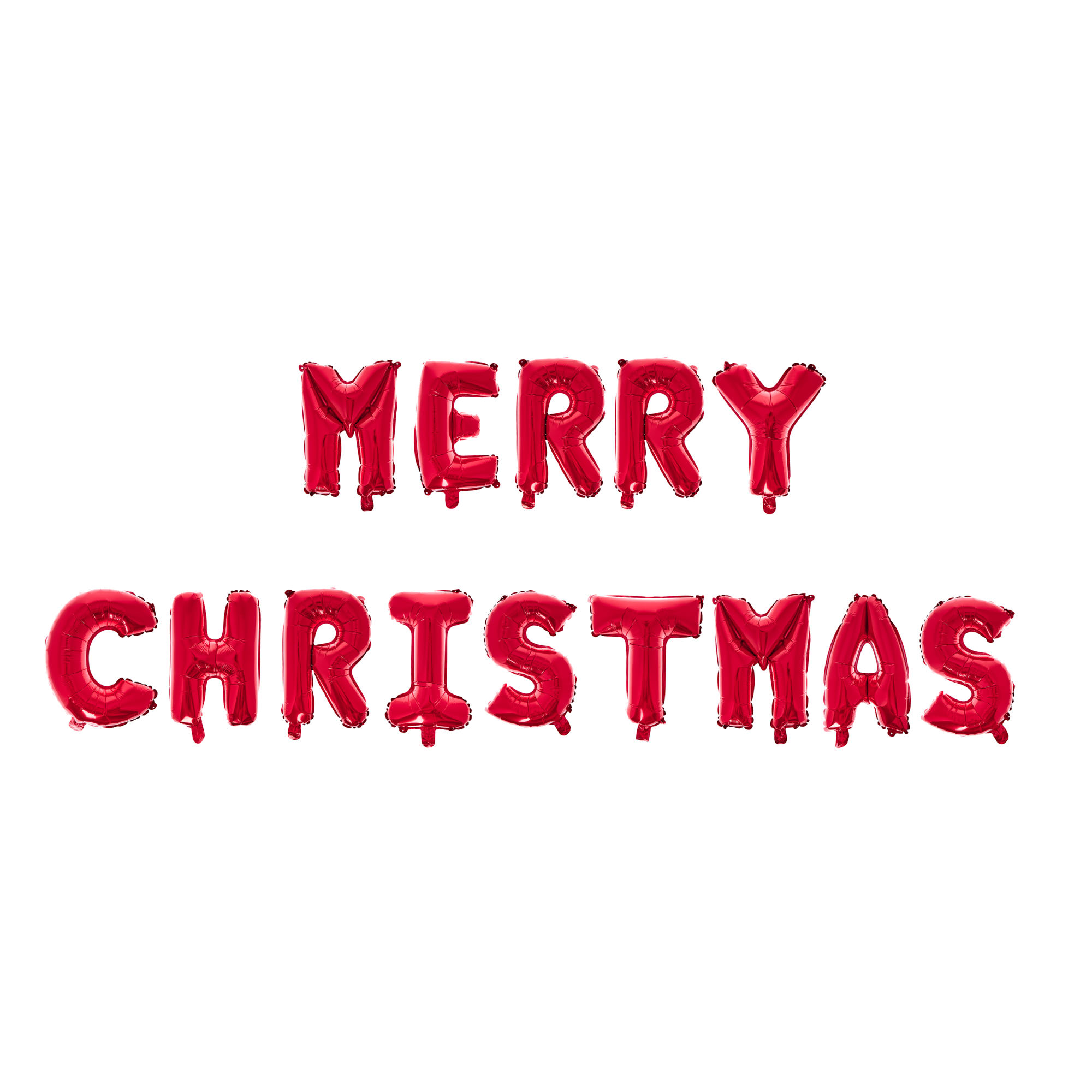 Merry Christmas Air-Fill Balloon Garland